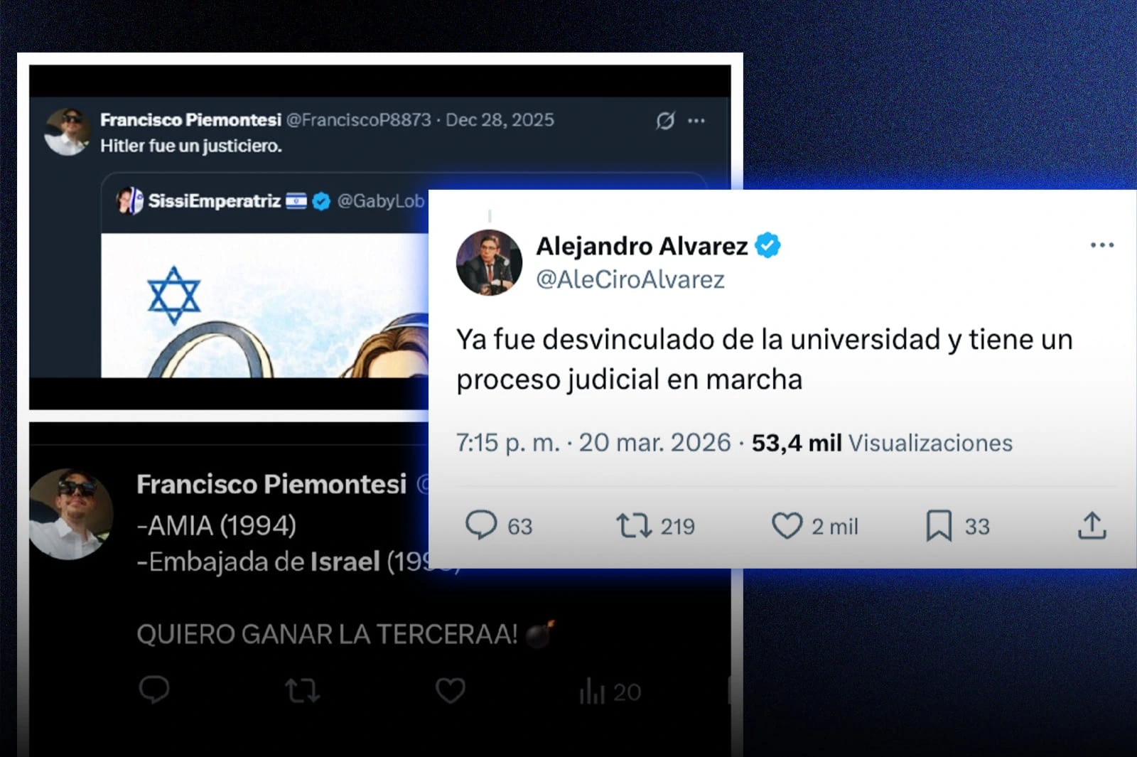 Desvinculan a un docente de la UTN que pidió un nuevo atentado en Argentina