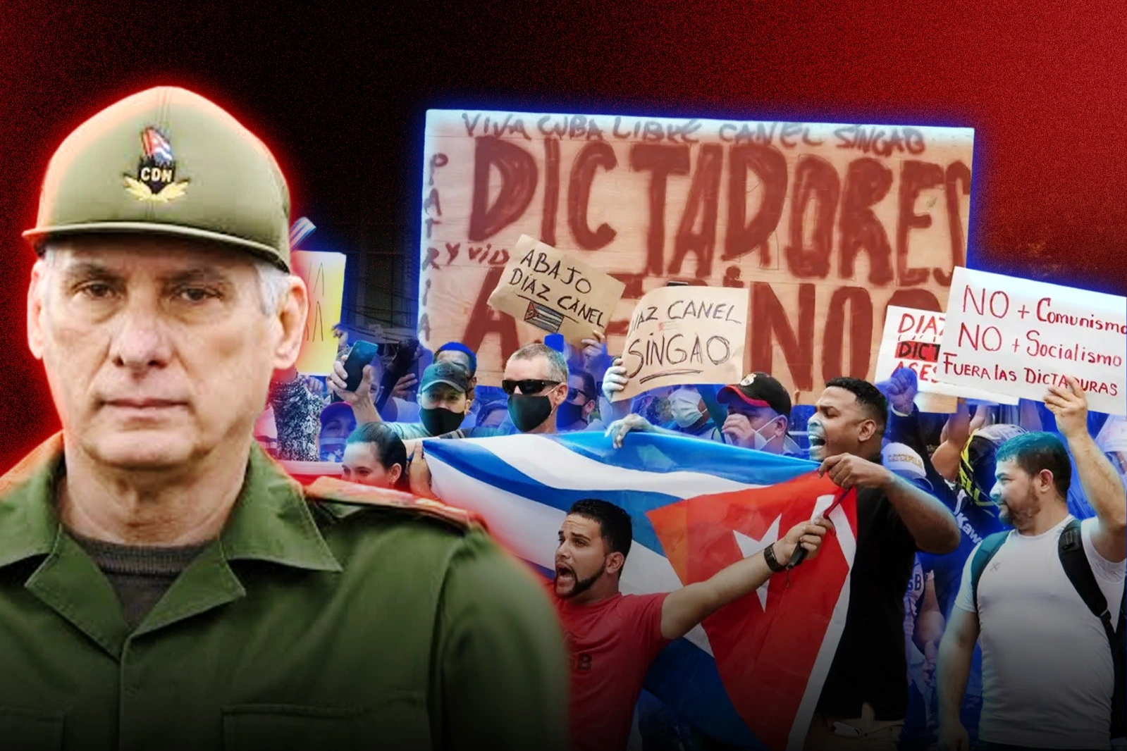 The Cuban dictatorship arrested citizens for protesting against the regime
