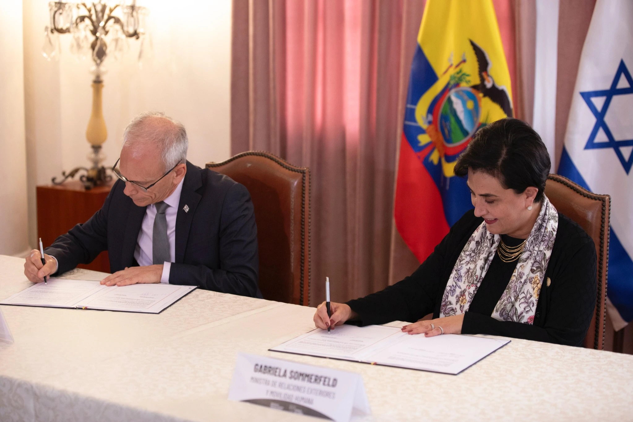 Ecuador and Israel sign strategic agreement to promote culture, science and sports