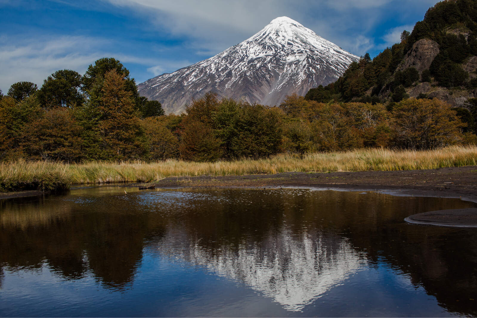 El accidente ocurrió en el volcán Lanin