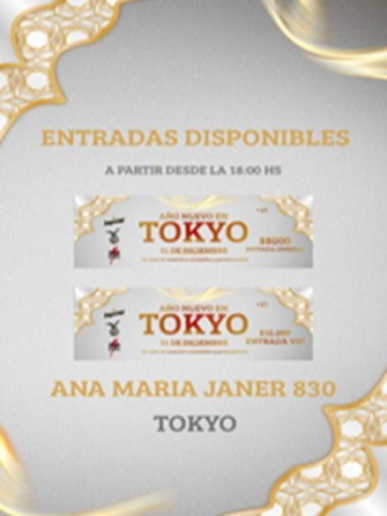 La organización ha decidido mantener los precios de las entradas generales en $8.000 y las ubicaciones vip en $12.000