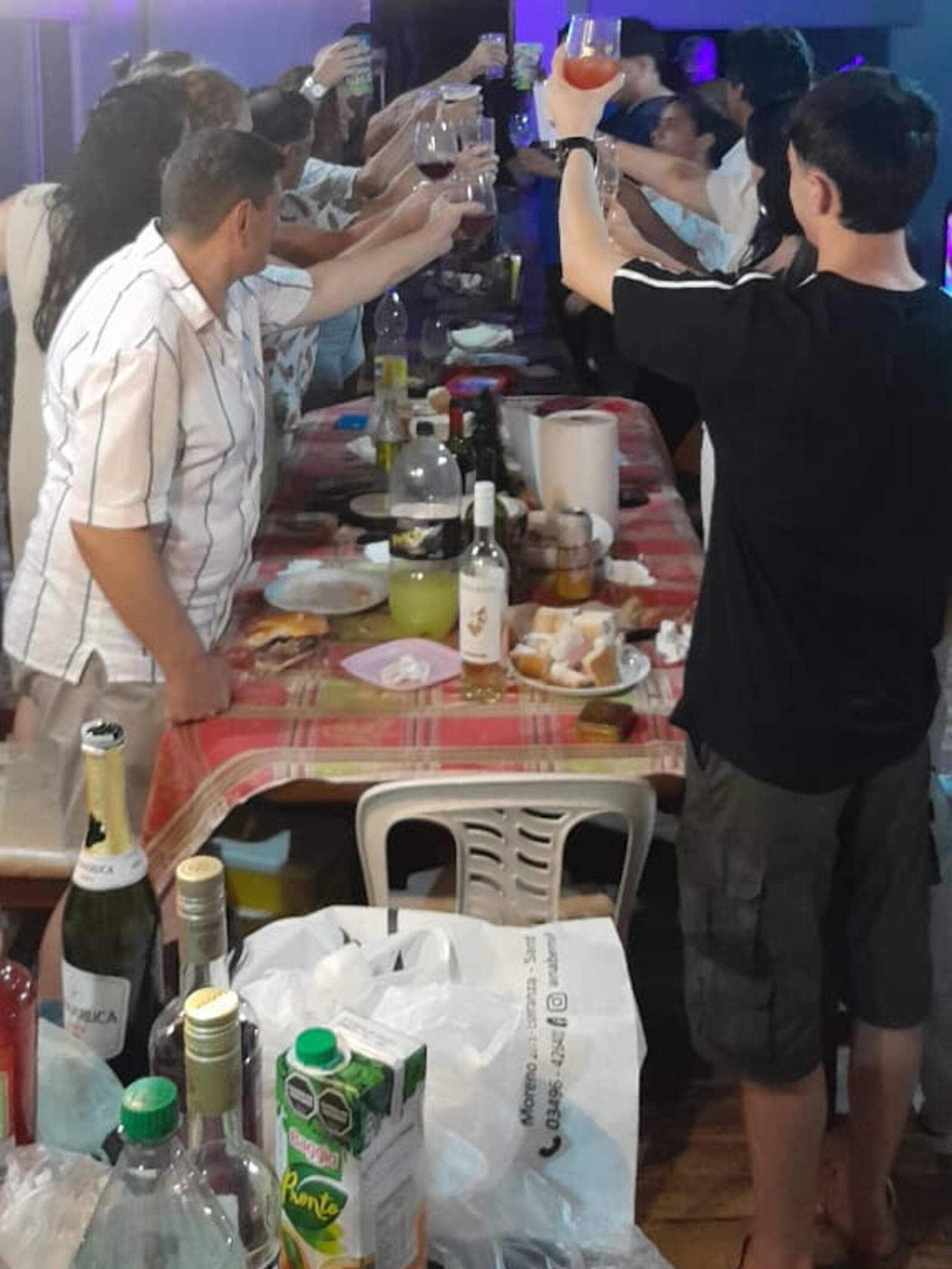 Cena de fin de año de la dirigencia y militancia de LLA en Cosquín