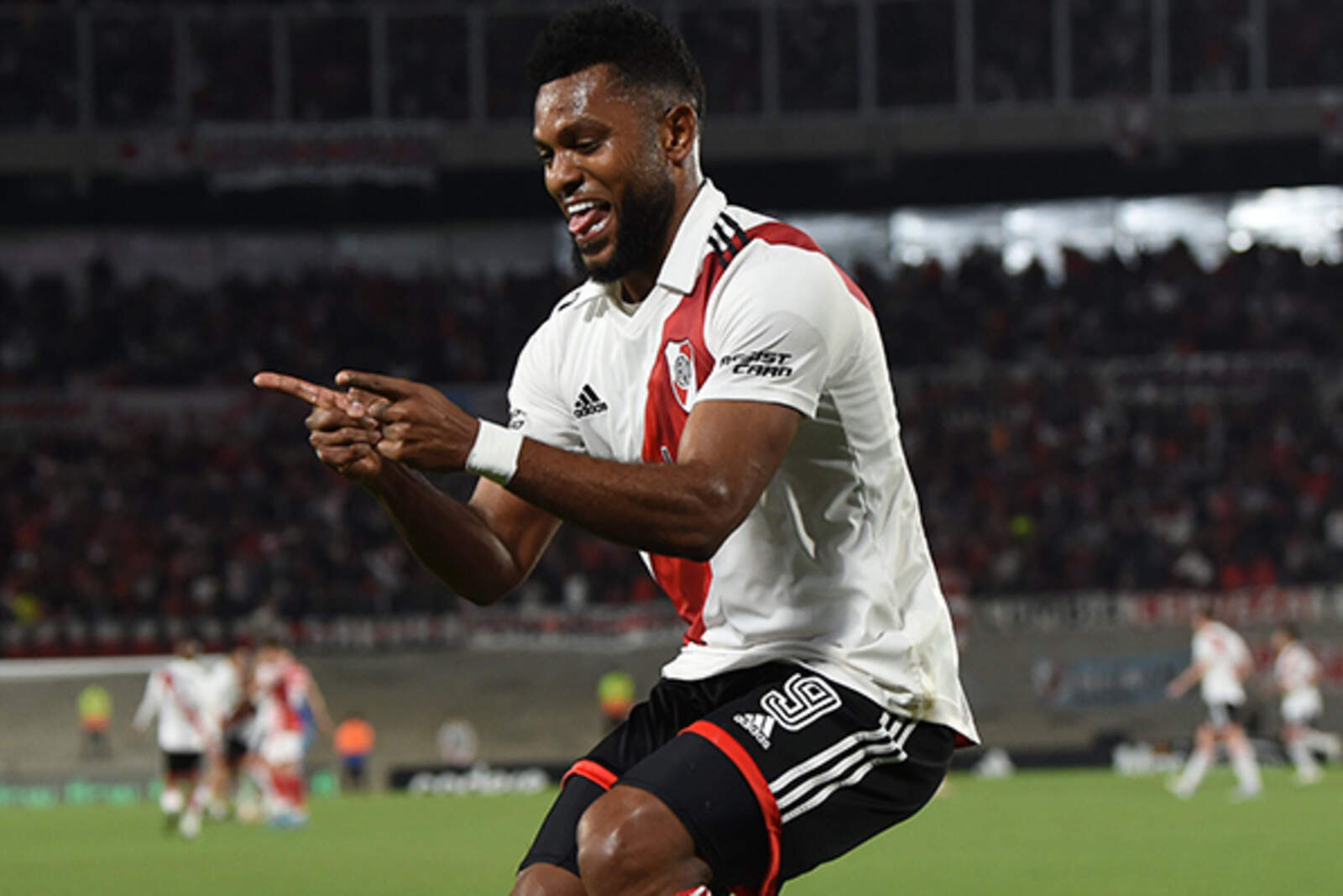 Borja quedó como el tercer máximo goleador extranjero de la historia del club