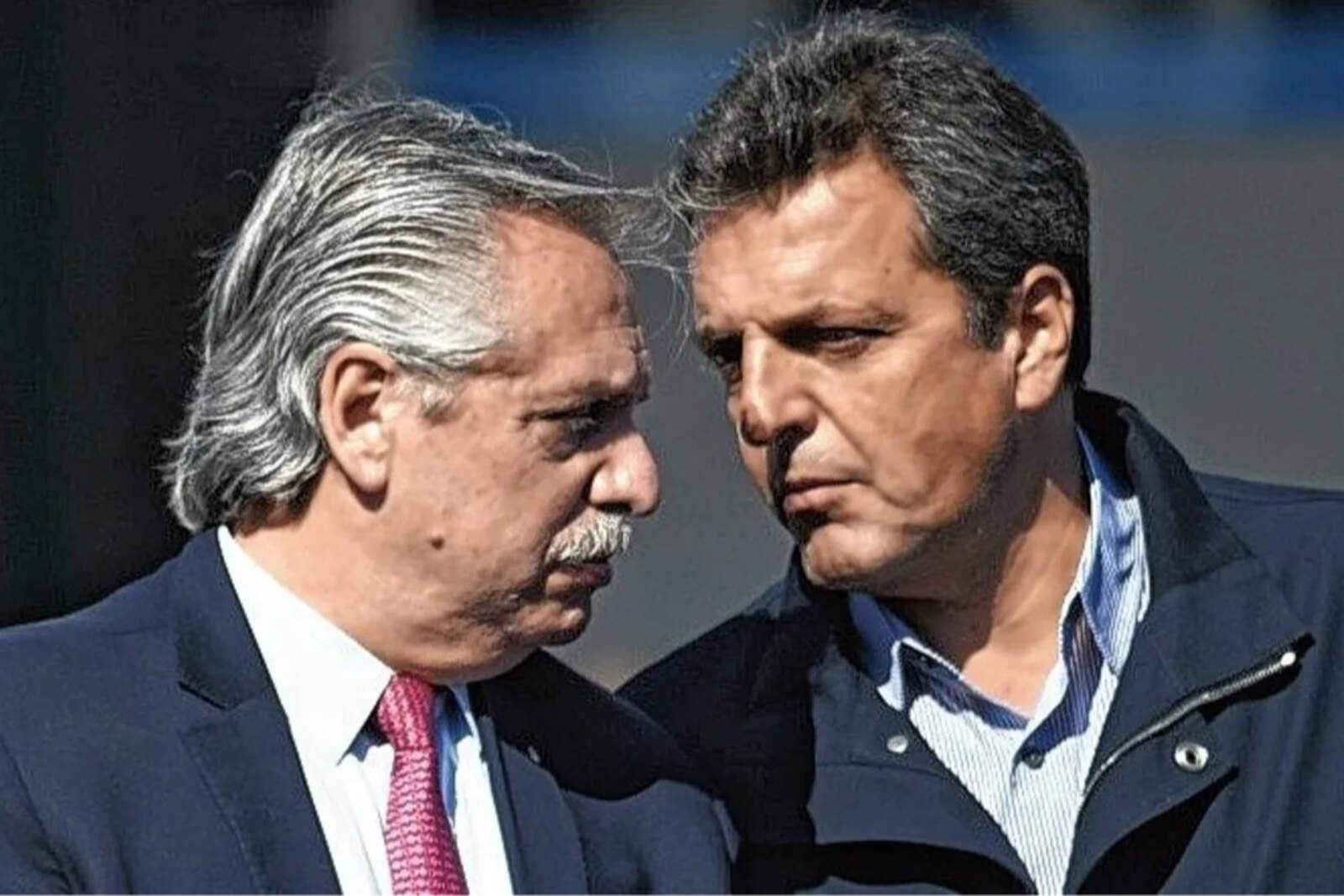 Alberto Fernández y Sergio Massa.