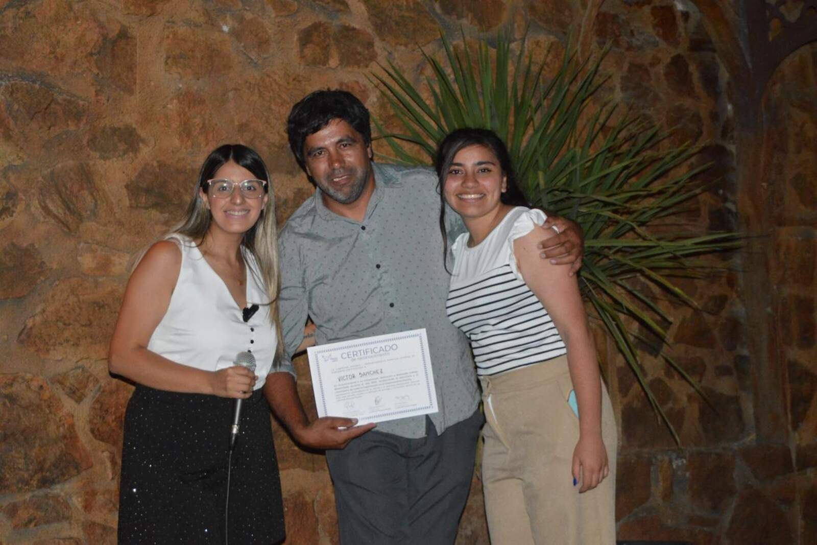 Durante la jornada se produjo el acto central donde se entregaron diplomas