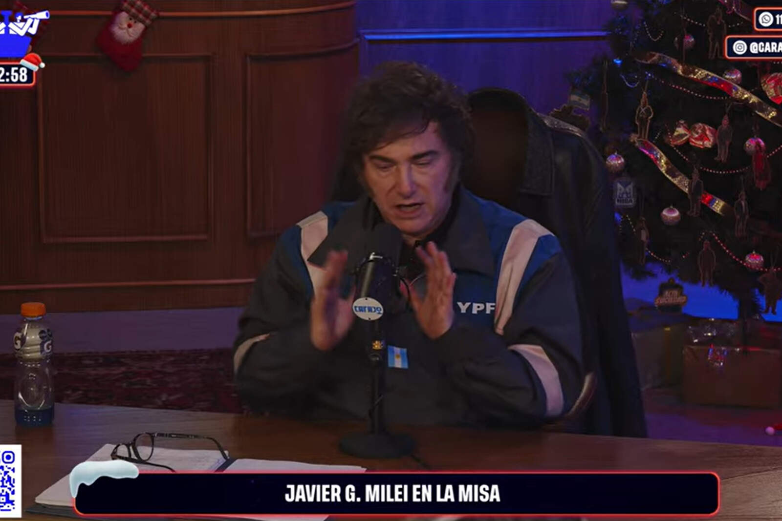 El Presidente abordó temas diversos a lo largo de 