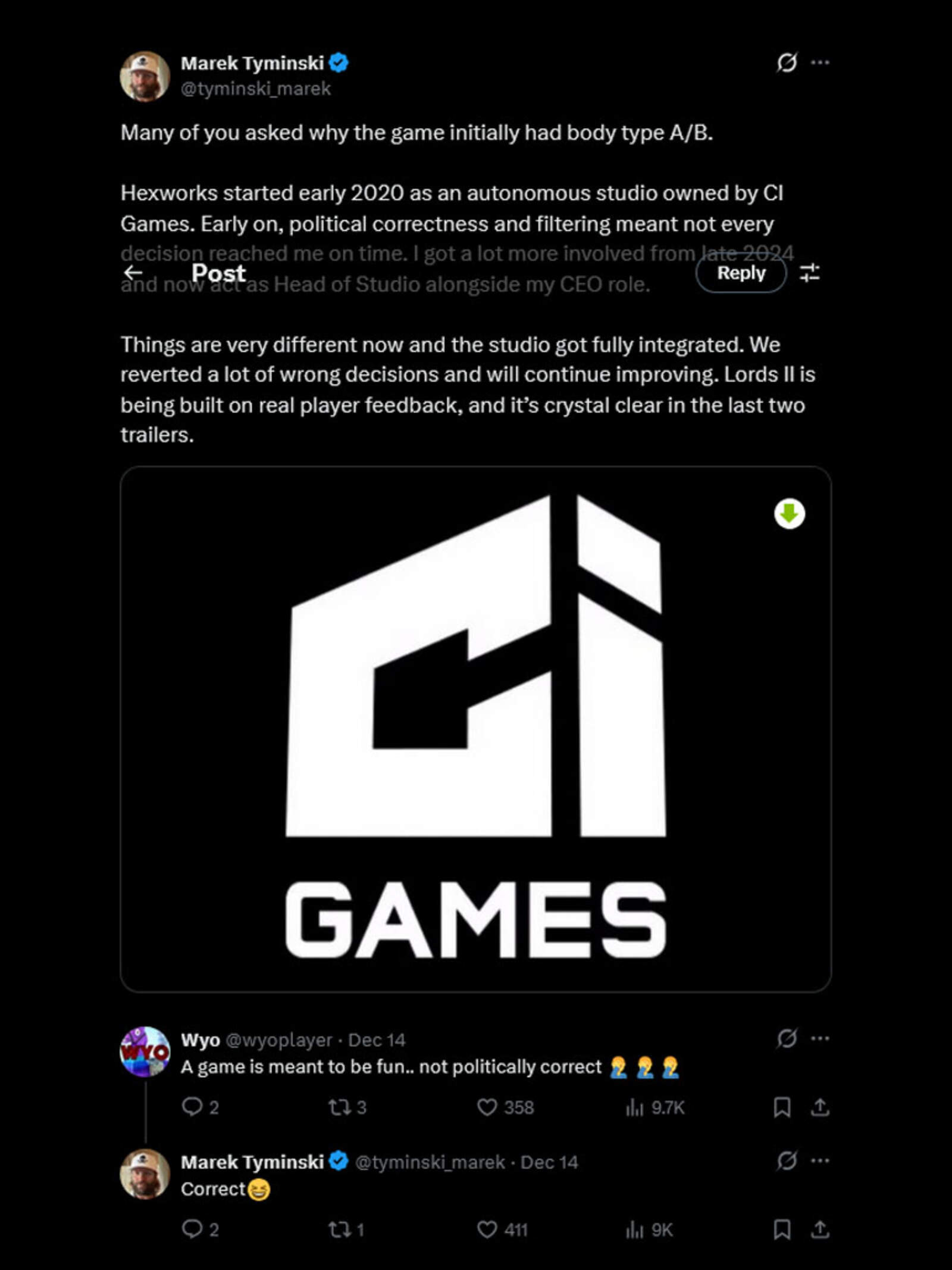 La postura del estudio frente a la corrección política