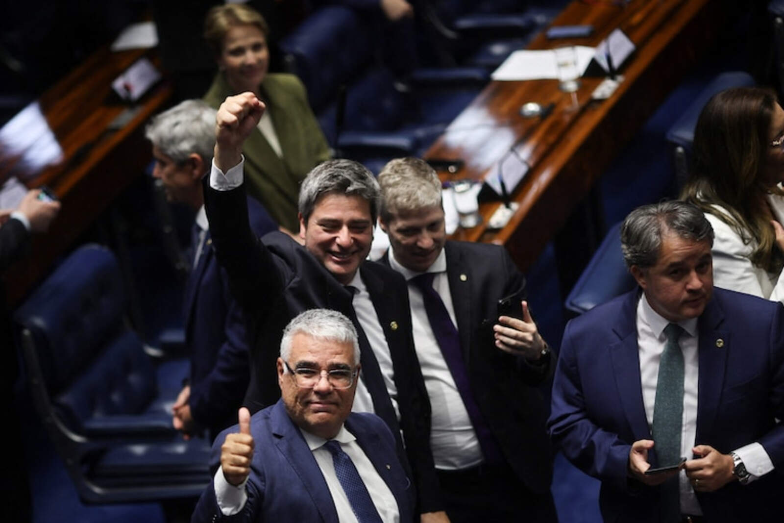 Senadores brasileños