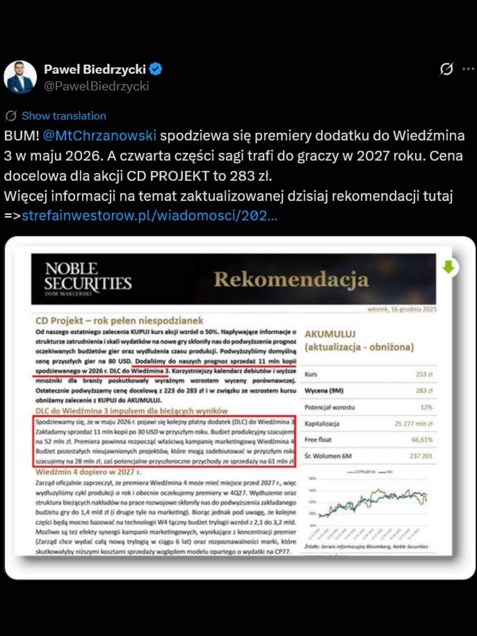 El informe que reavivó los rumores