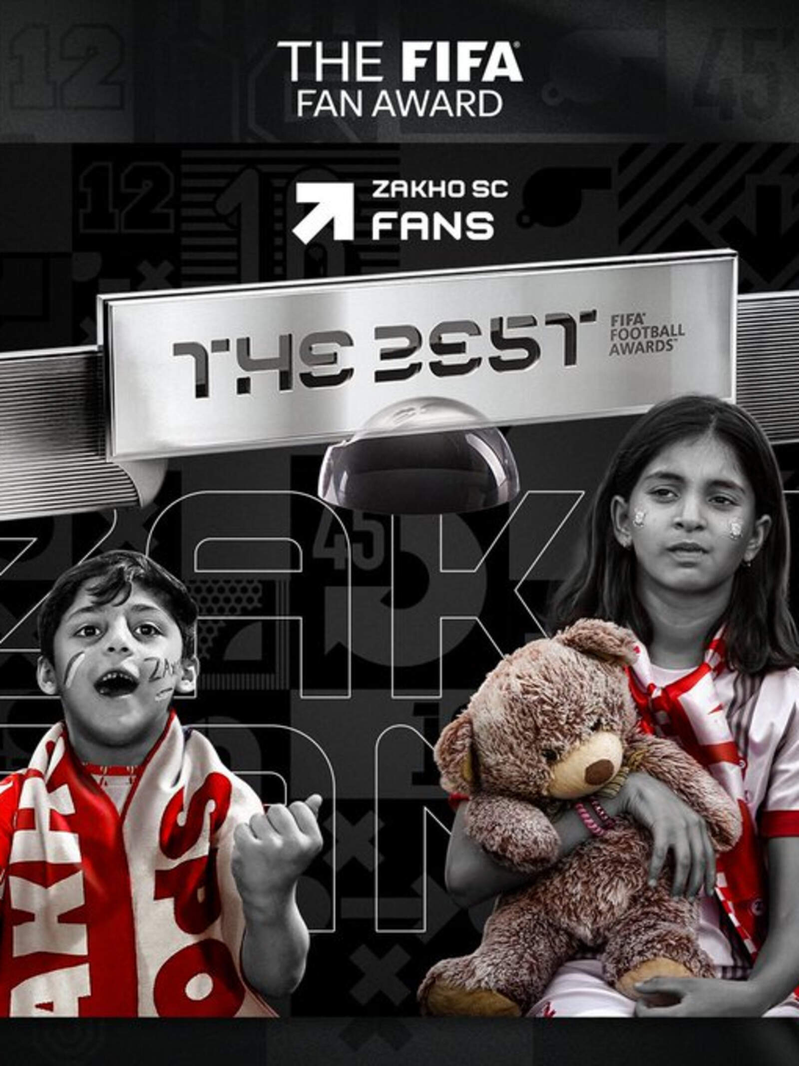 Los hinchas del Zakho de Irak ganan el premio a mejor afición