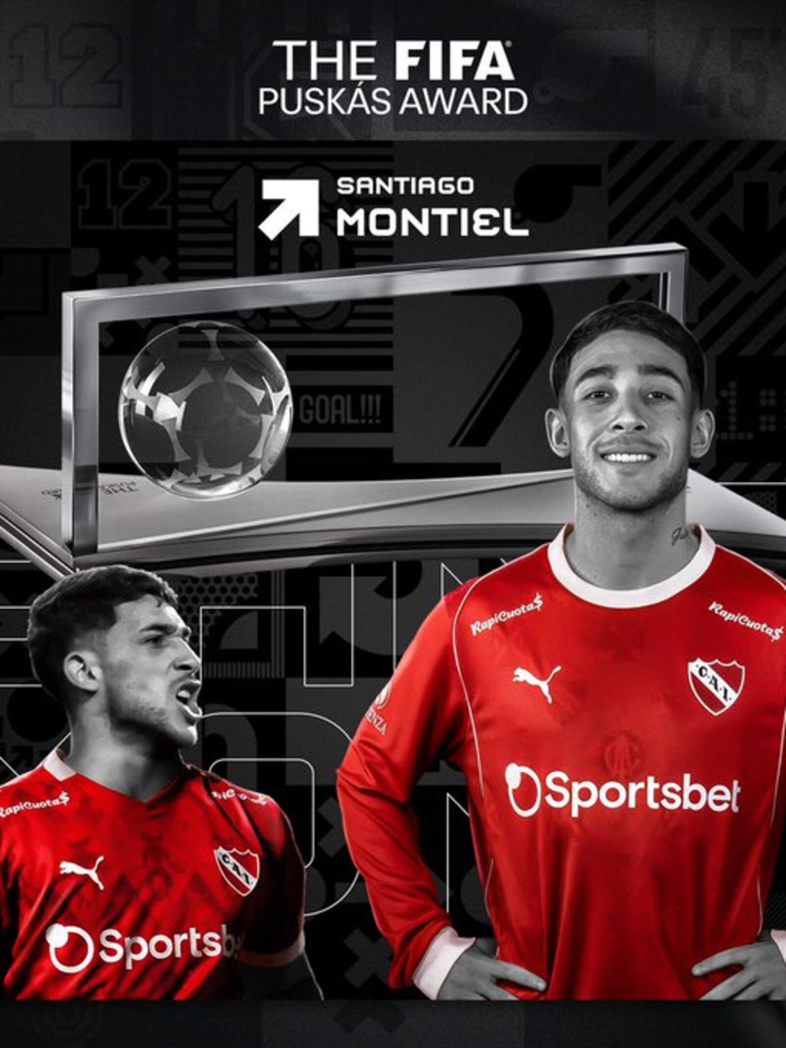 Santiago Montiel ganó el Premio Puskas a mejor gol masculino