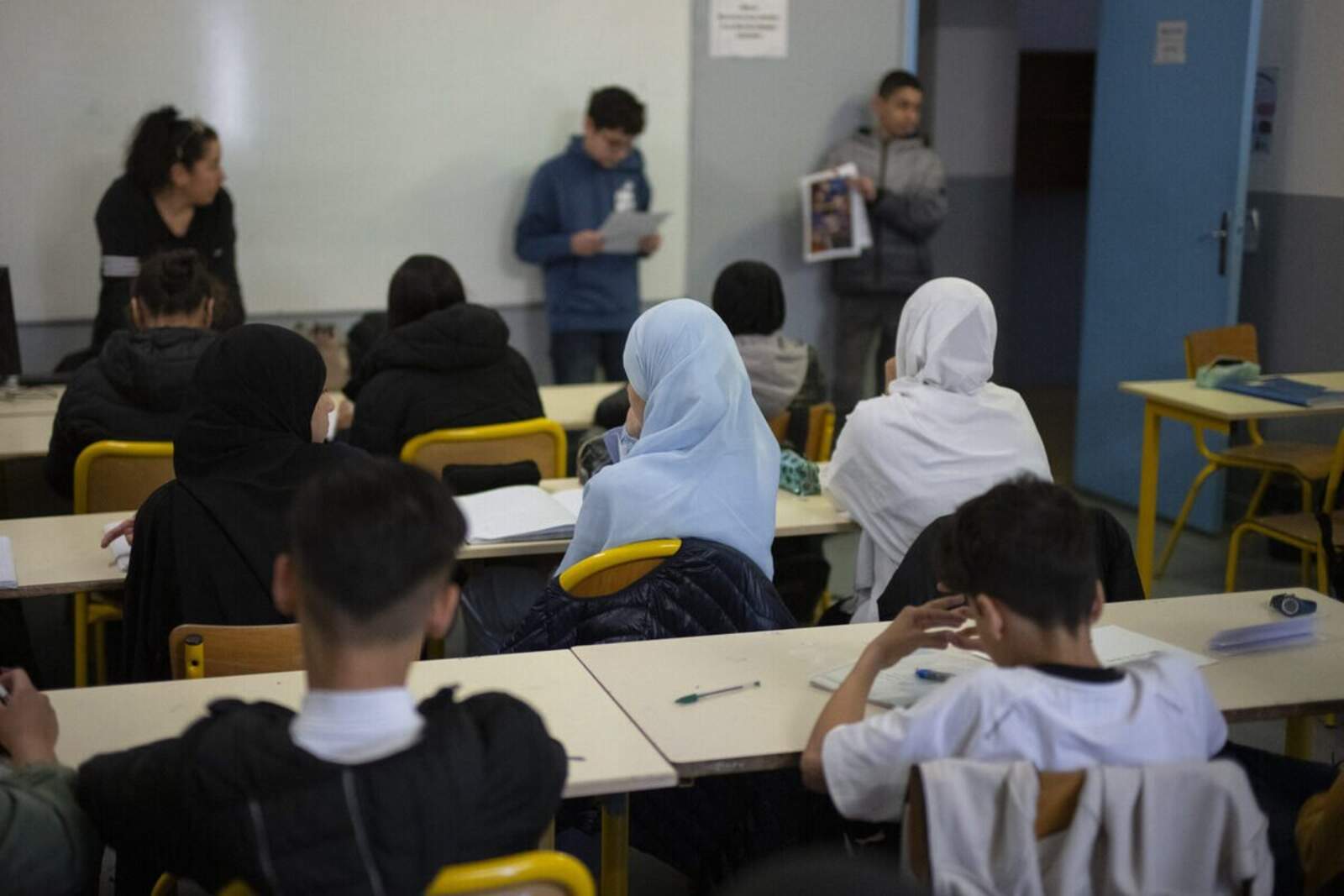 Alumnos musulmanes.