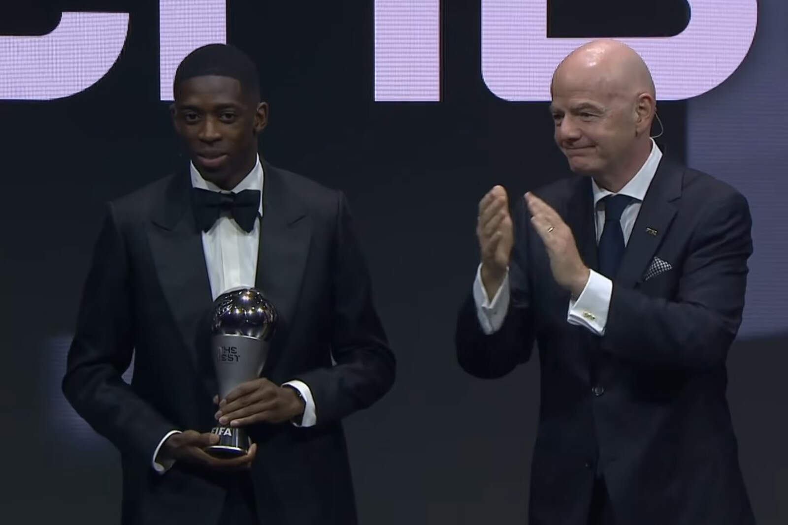 Dembélé ganó el premio a mejor jugador del año