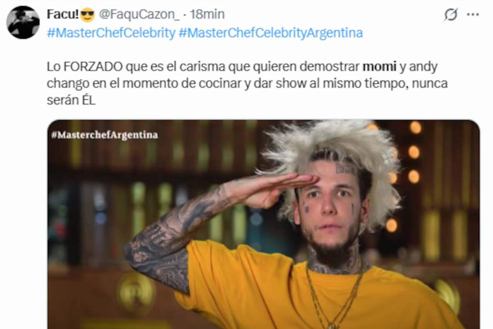 La escena se viralizó rápidamente en redes sociales