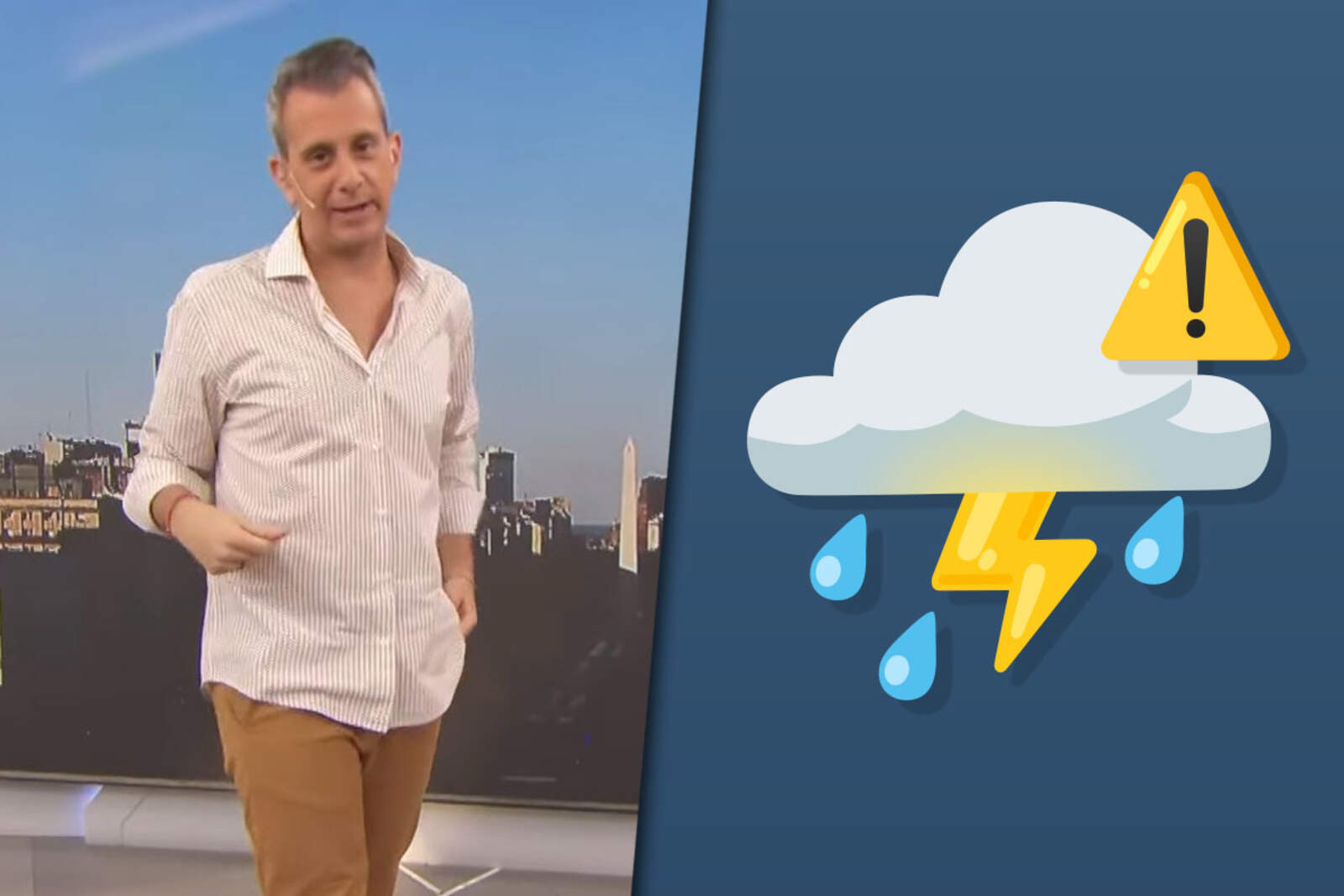 Matías Bertolotti anticipa el clima en el AMBA: a qué hora puede llover en Nochebuena