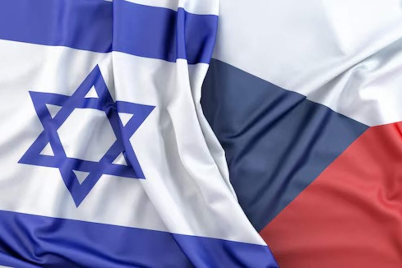 Banderas de Israel y República Checa