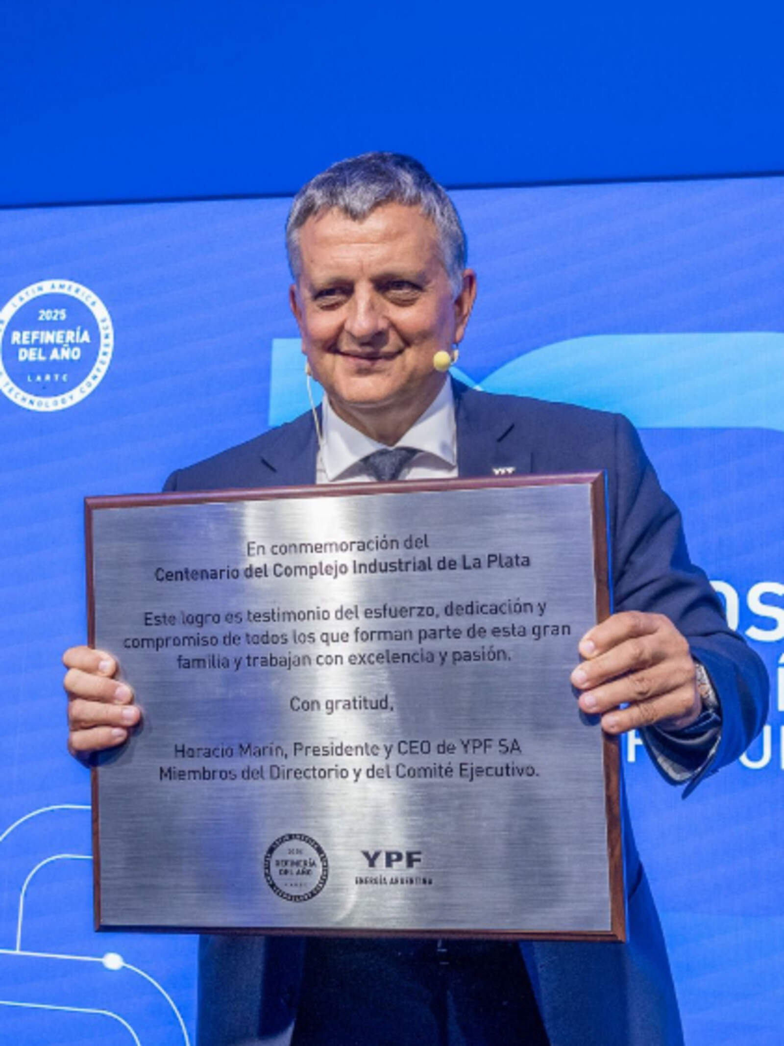 YPF celebró los 100 años de la Refinería La Plata, un símbolo del desarrollo energético argentino