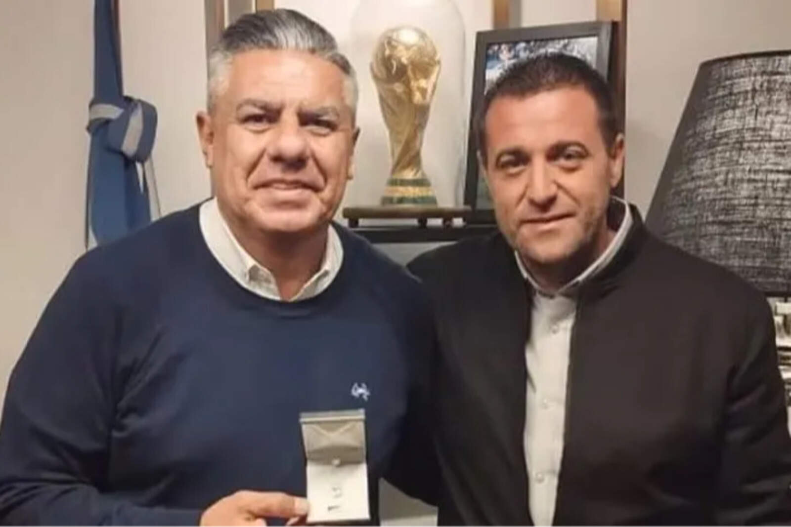 Claudio Tapia y Pablo Toviggino.