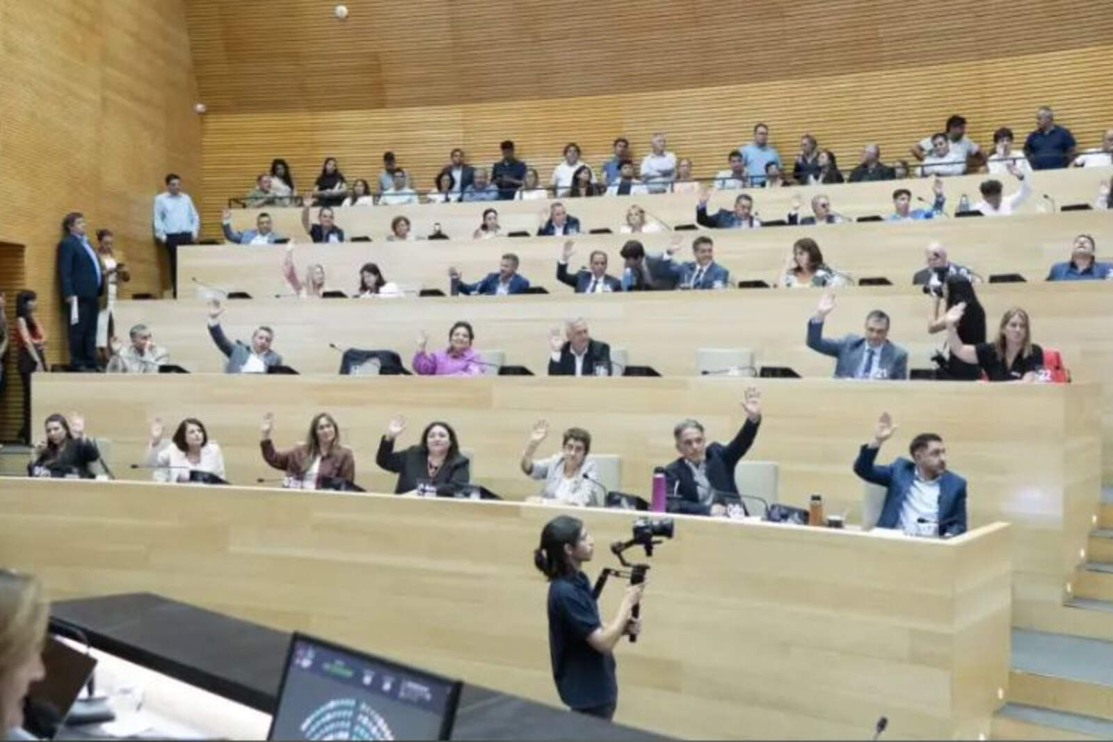 De las 64 leyes sancionadas un total de 43 tuvieron su origen directo en el Ejecutivo o en el bloque oficialista