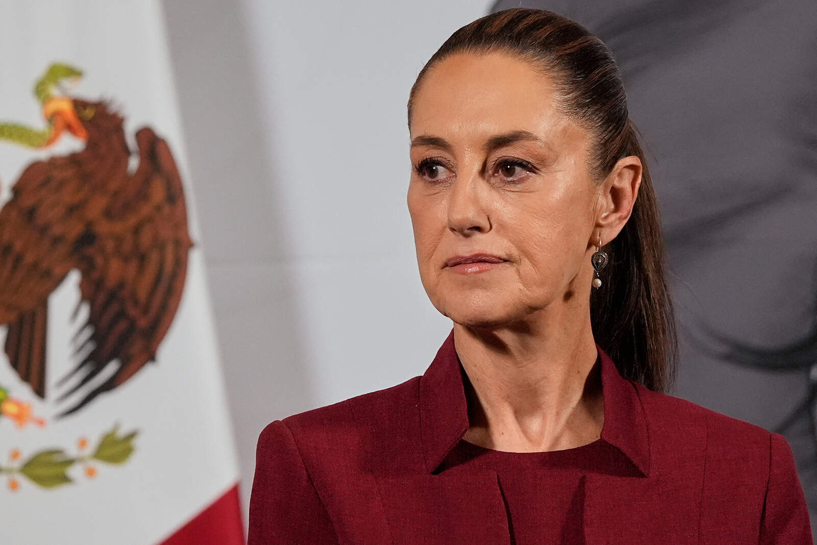 La mandataria comunista mexicana rechazó la ayuda del presidente Trump