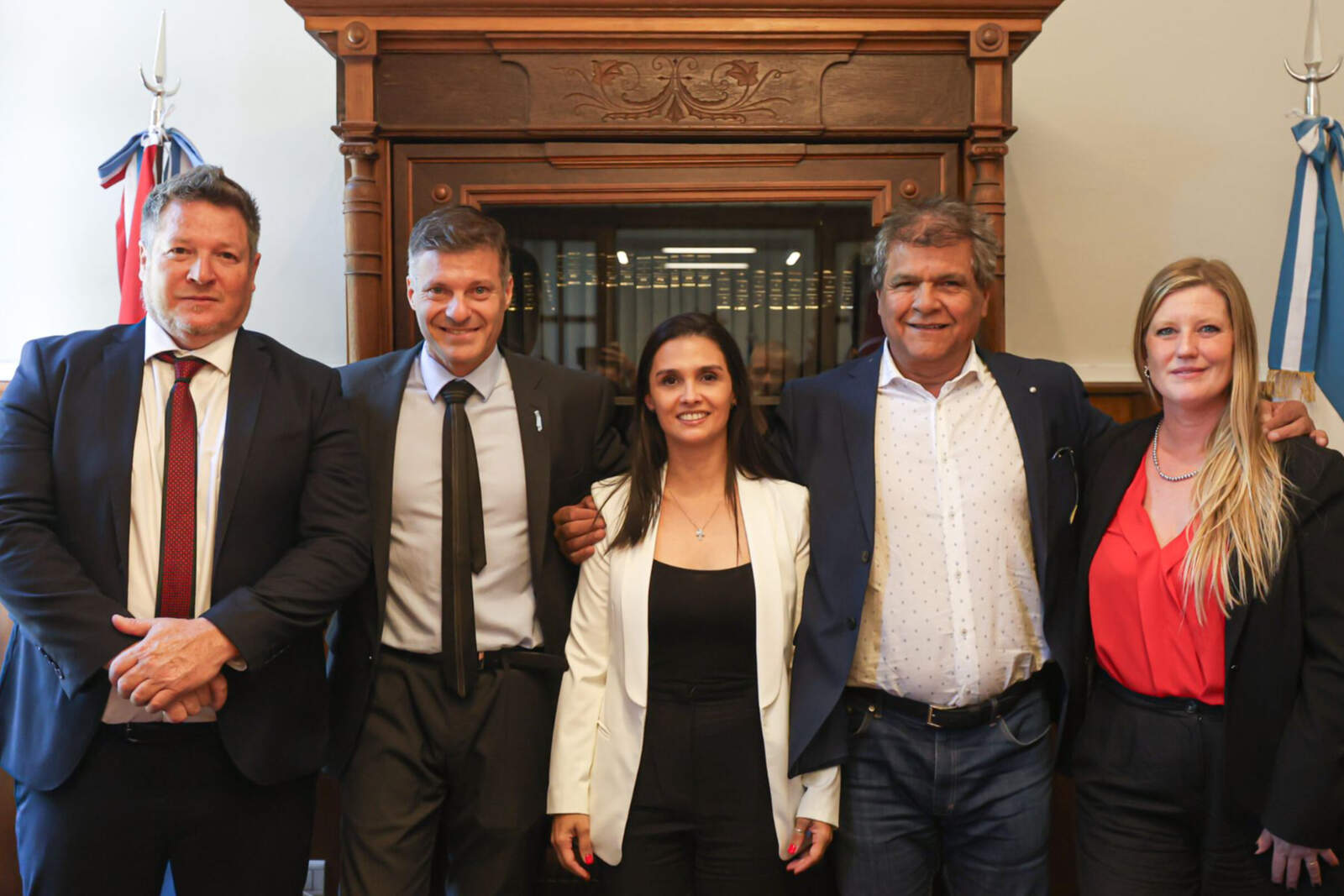 Miembros del Tribunal de Cuentas de la provincia de Córdoba, encargado de auditar estos gastos.