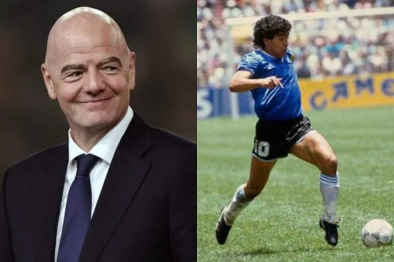Infantino eligió el segundo gol de Maradona a los ingleses como el mejor de la historia de los Mundiales: 'No pudo haber sido más hermoso'