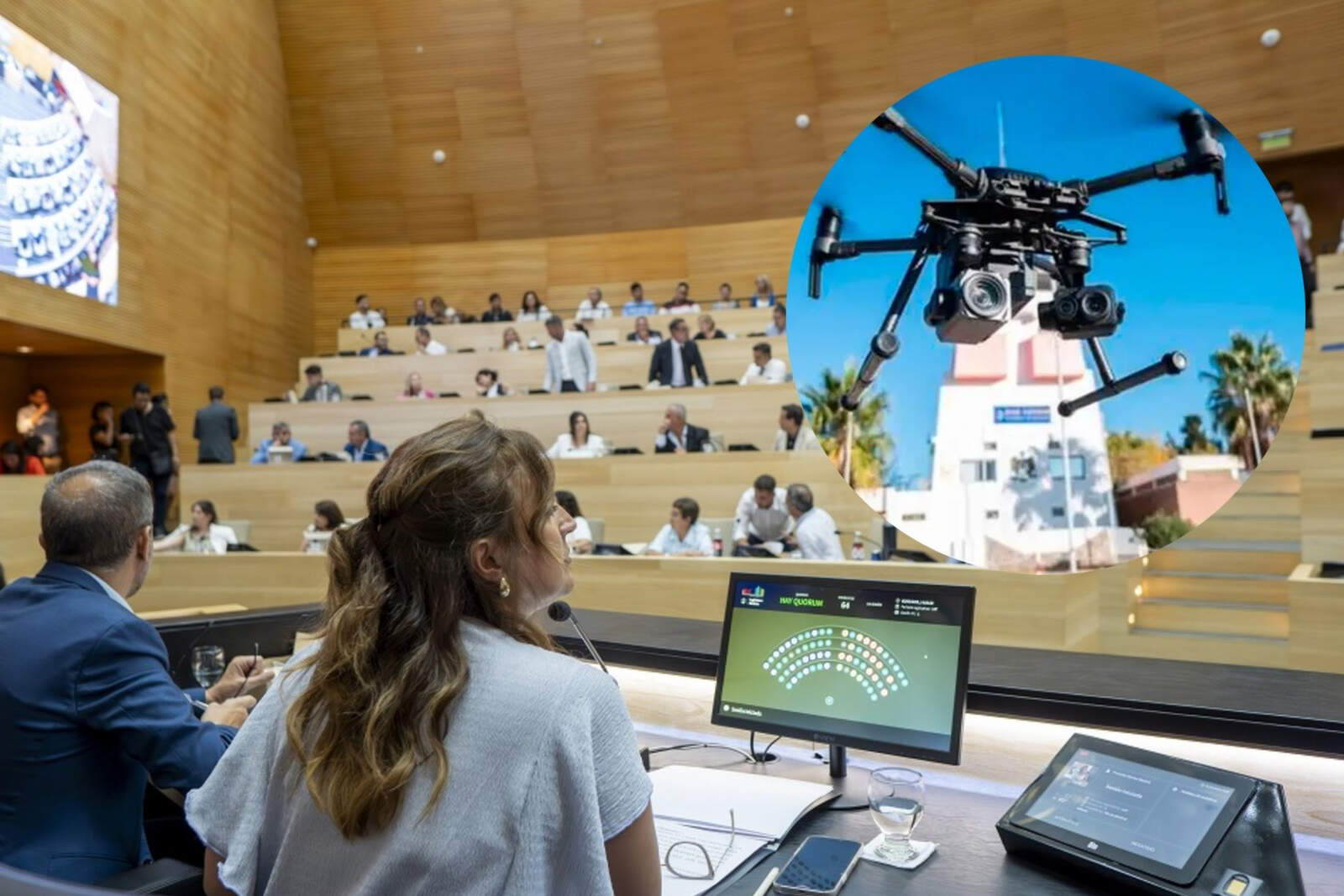 La polémica también alcanzó a la compra de drones para seguridad bajo un manto de sospecha sobre el proceso.