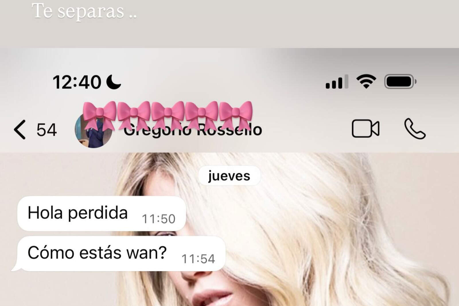 El mensaje de Grego Rosello a Wanda Nara