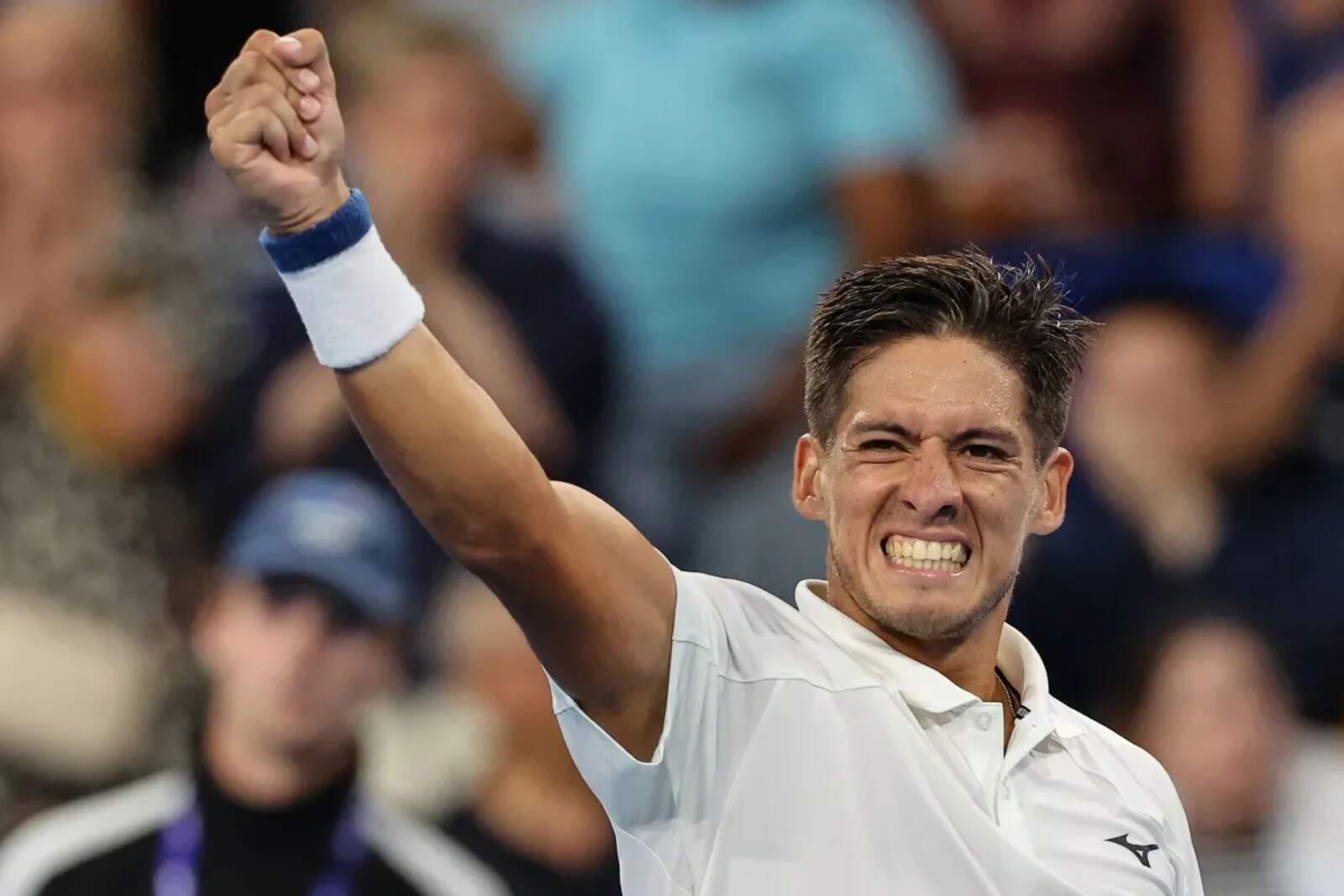 Baez fue uno de los puntos destacados de Argentina con su victoria ante Fritz