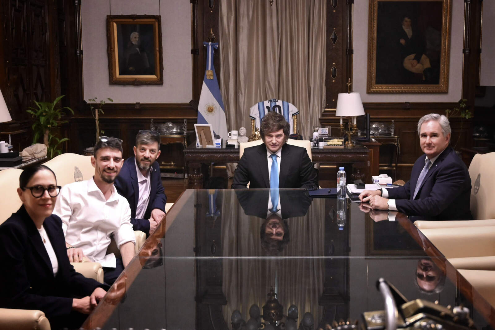 Milei y Quirno se reunieron con los hermanos Cunio, ex rehénes de Hamás