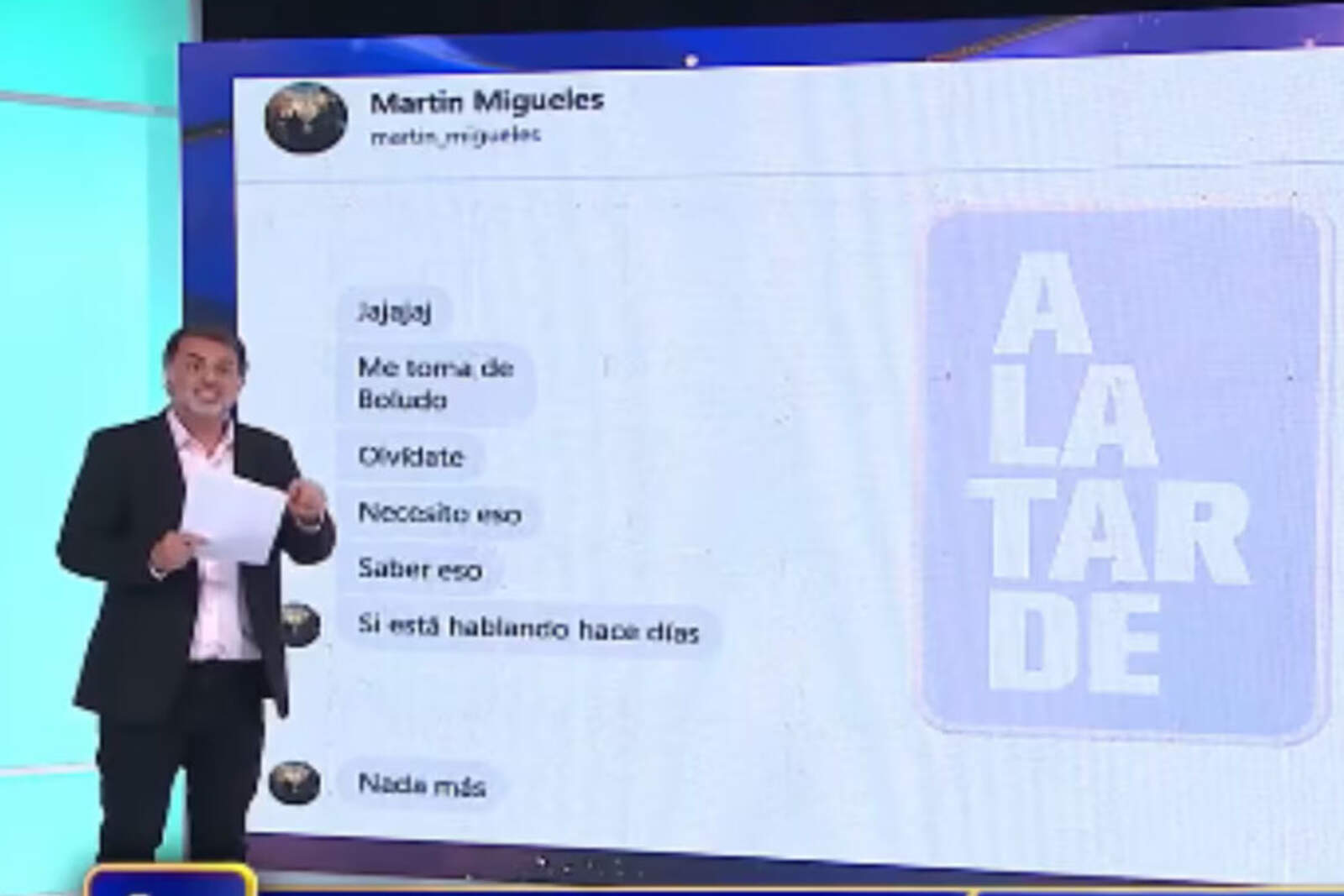 Migueles habría intentado averiguar si Wanda hablaba en secreto con L-Gante