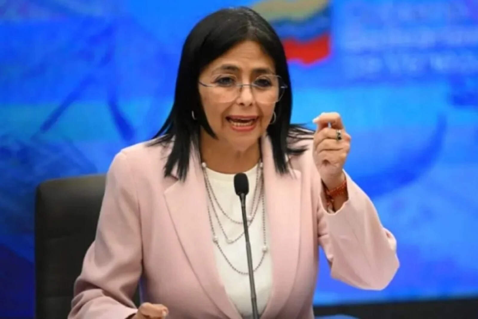 Delcy Rodríguez repudió el operativo de Estados Unidos 