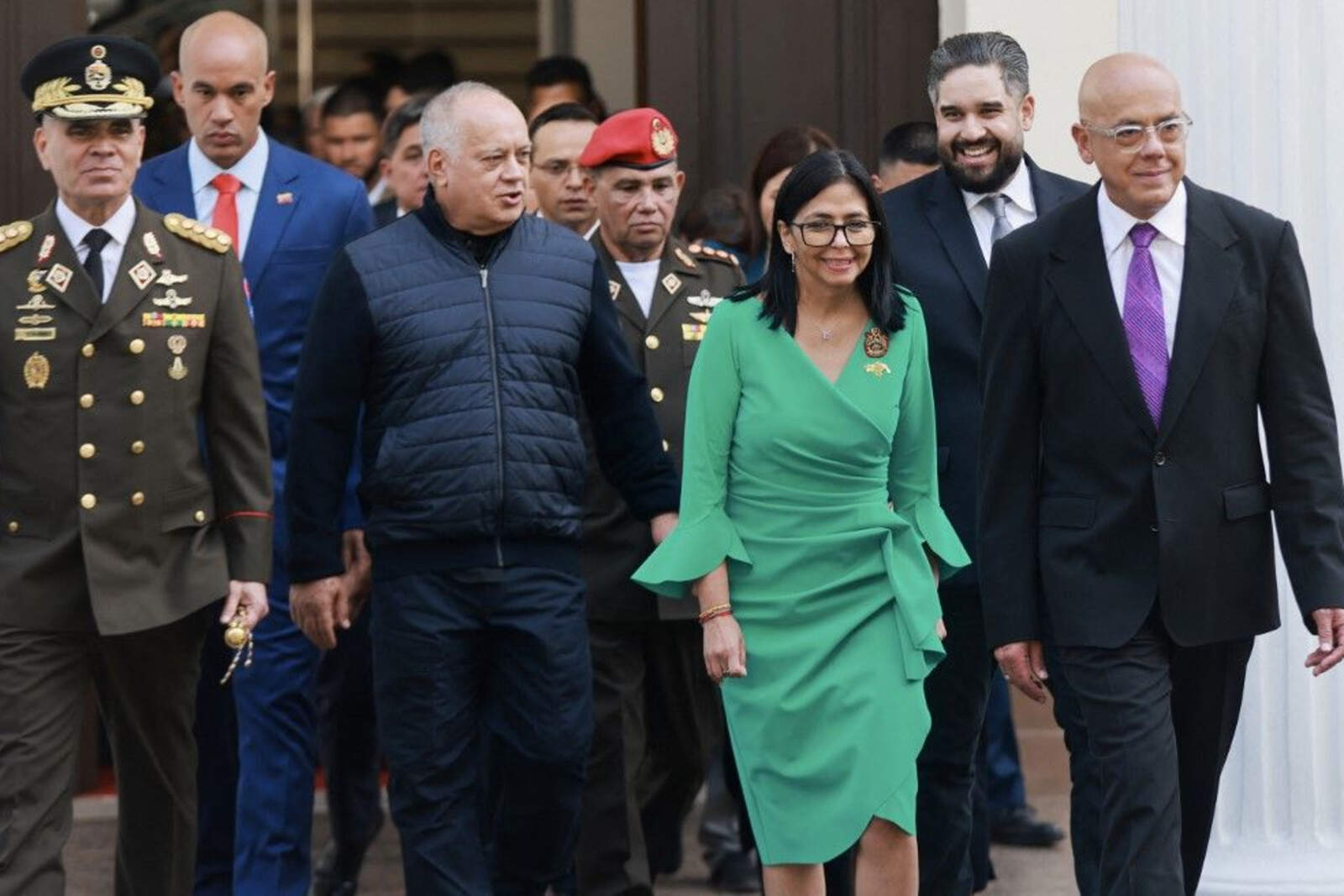 Imágenes de la Asunción de Delcy como presidenta.