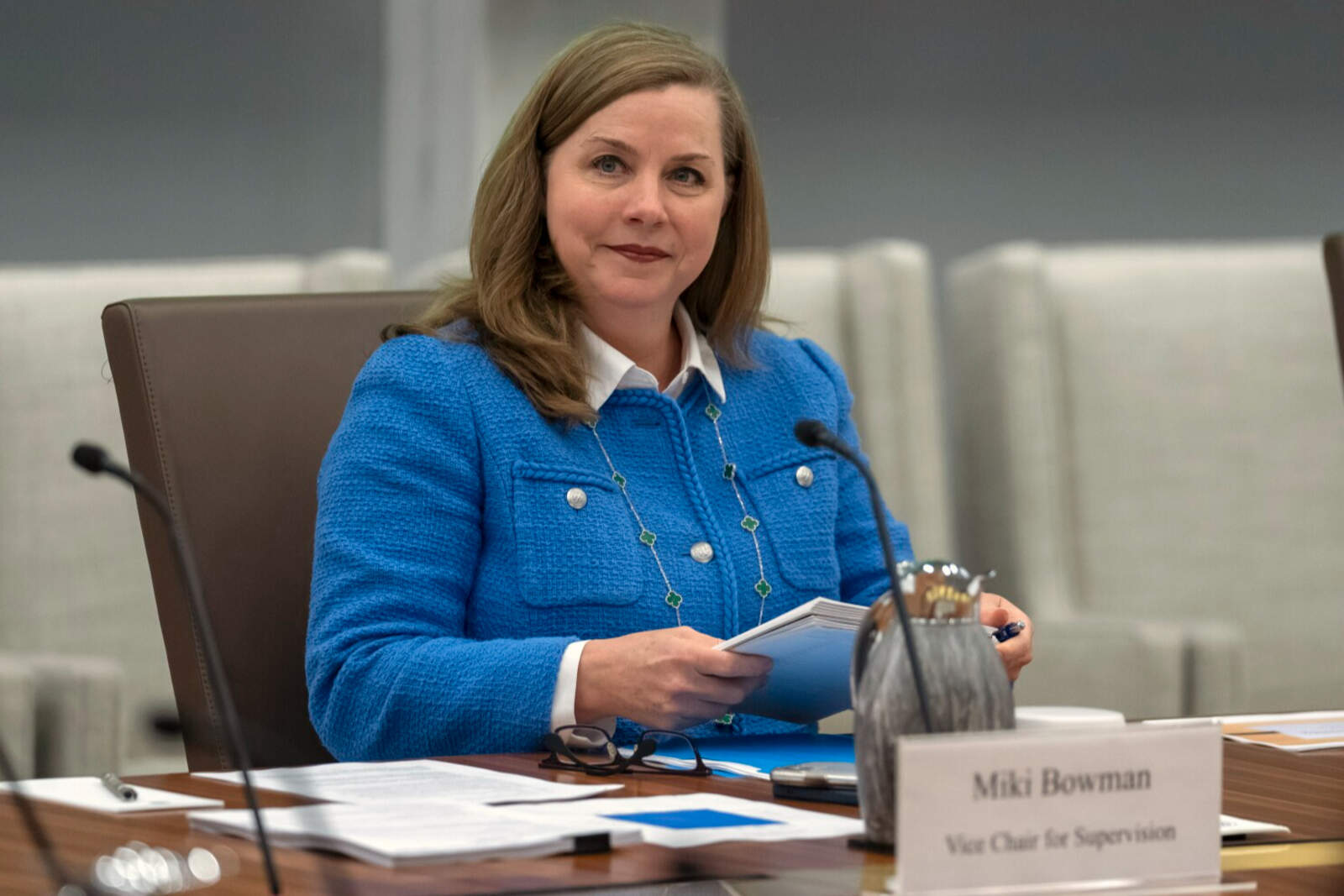 Bowman es la actual vicepresidente de la FED y aparece como una de las principales candidatas a suceder a Powell