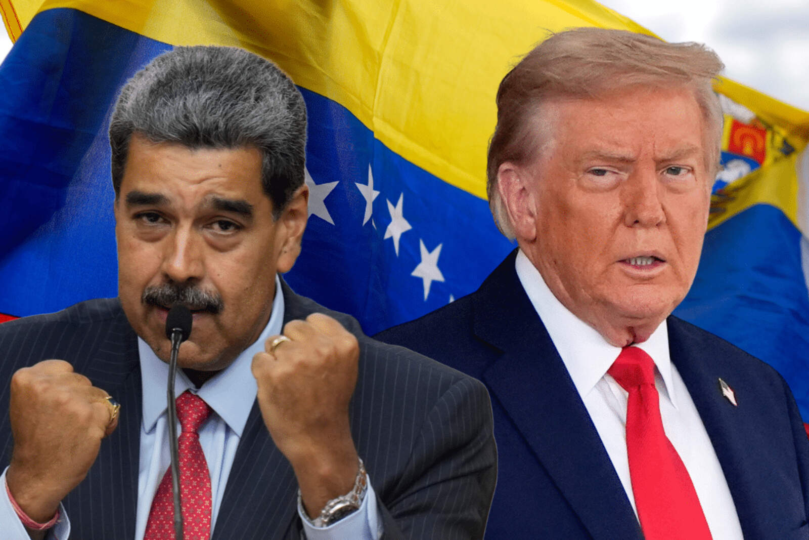 Donald Trump y Nicolás Maduro.