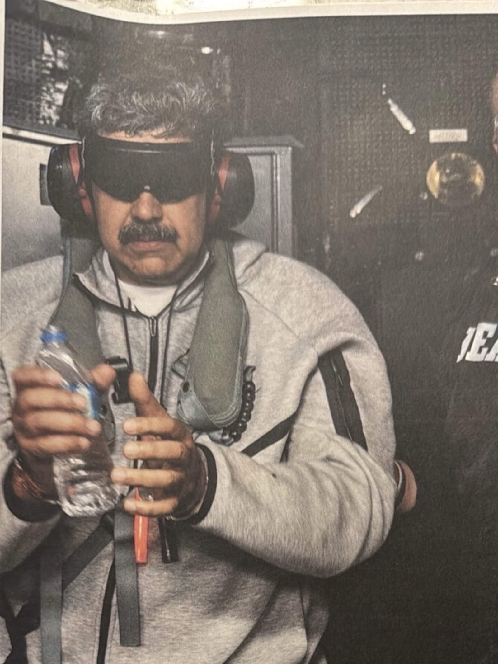 La foto del dictador Maduro capturado.