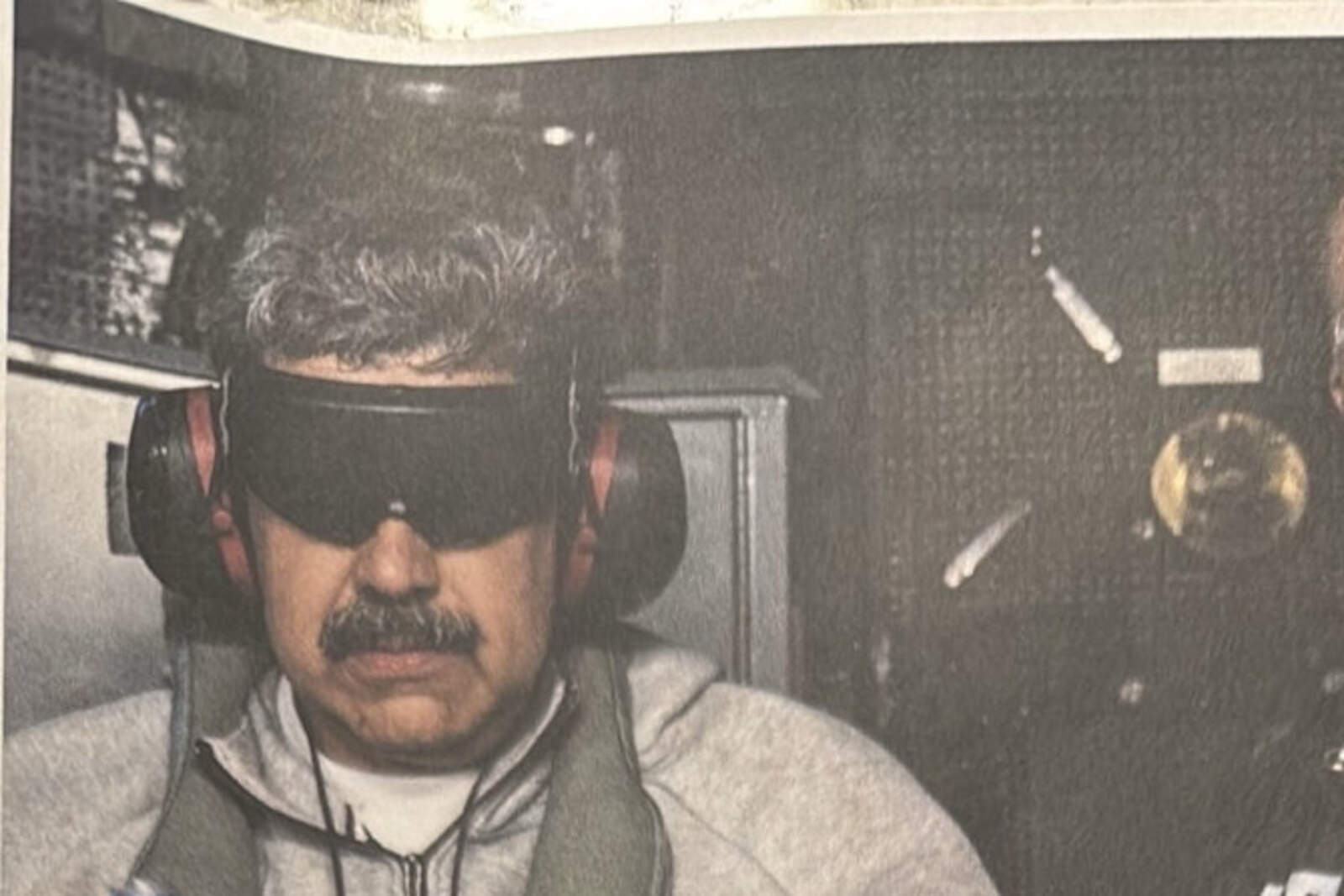 La foto del dictador Maduro capturado.