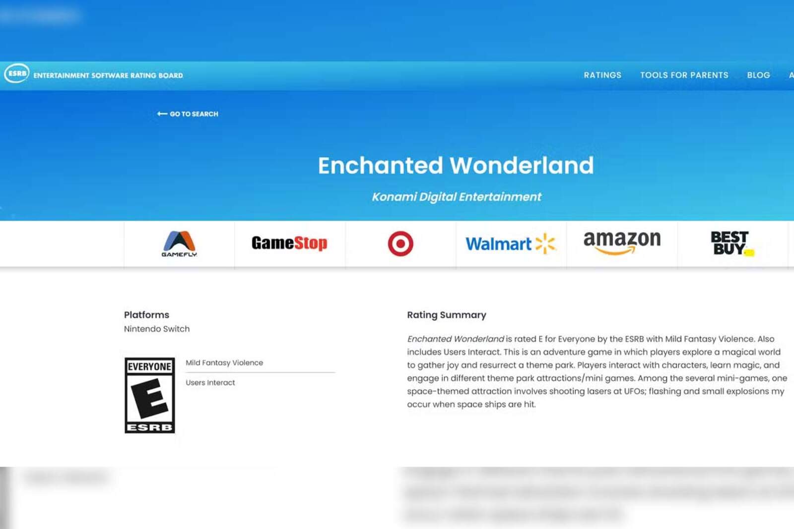 Qué se sabe de Enchanted Wonderland