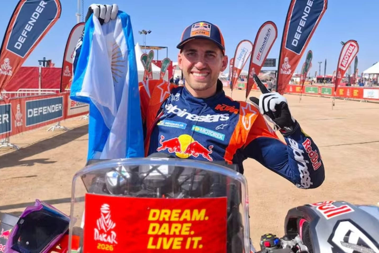 Benavides consiguió el tercer título argentino en motos