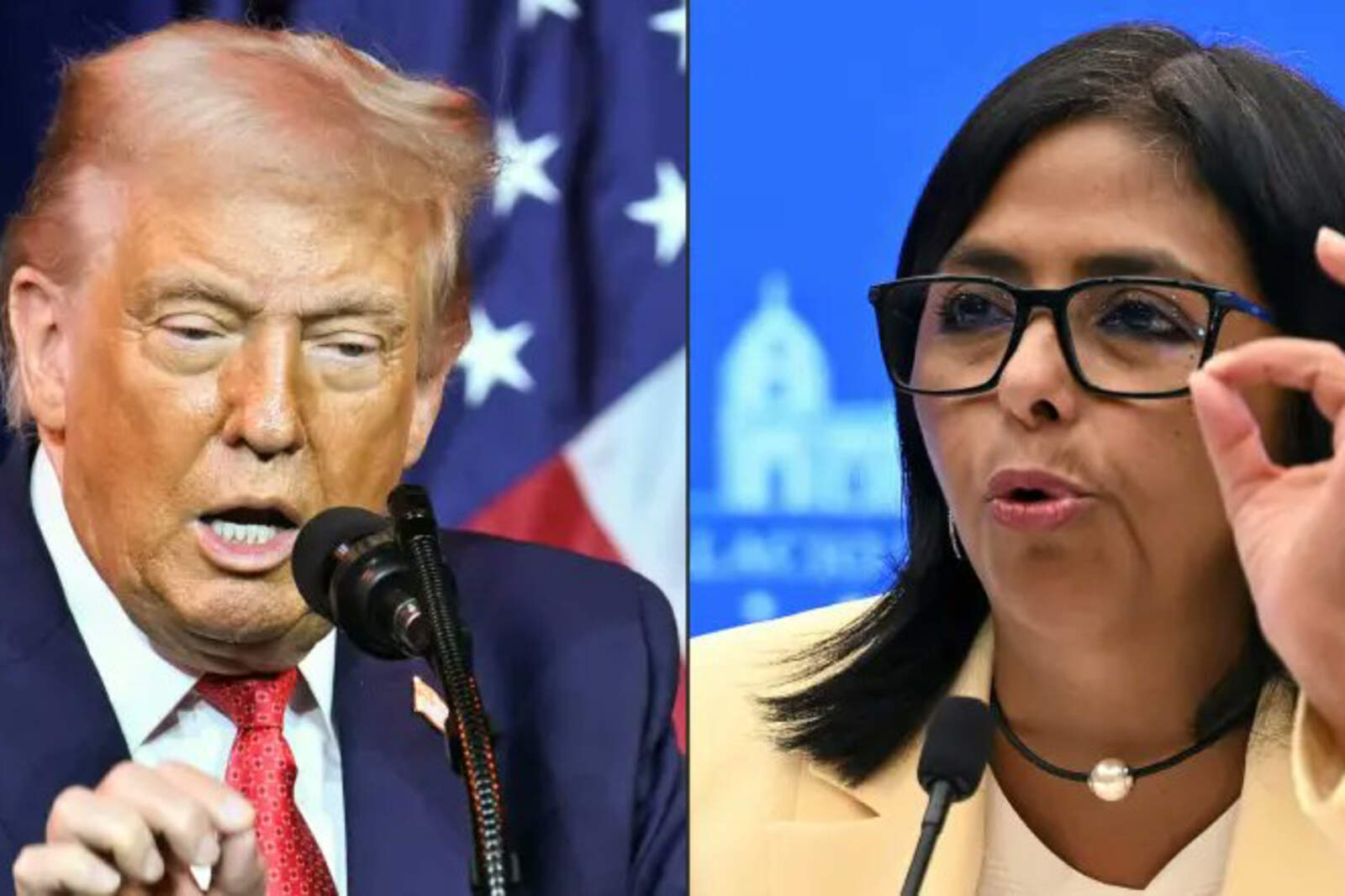 La amenaza que quebró a la dictadura: Delcy Rodríguez reveló que Trump le dio 15 minutos para que coopere o 'la mataría' 