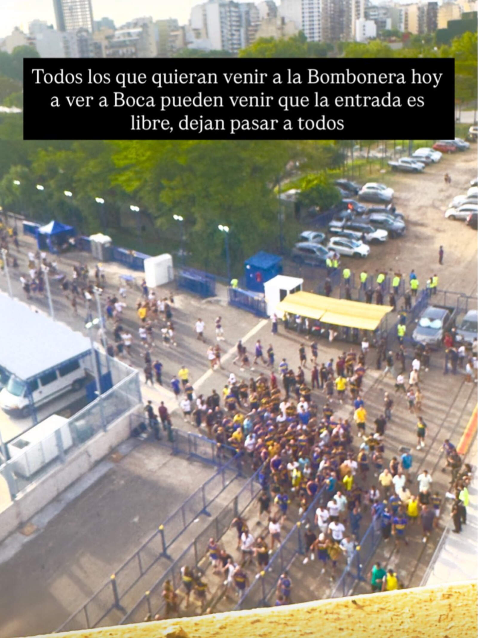 La historia de Mati Castillo sobre la liberación de molinetes en la Bombonera