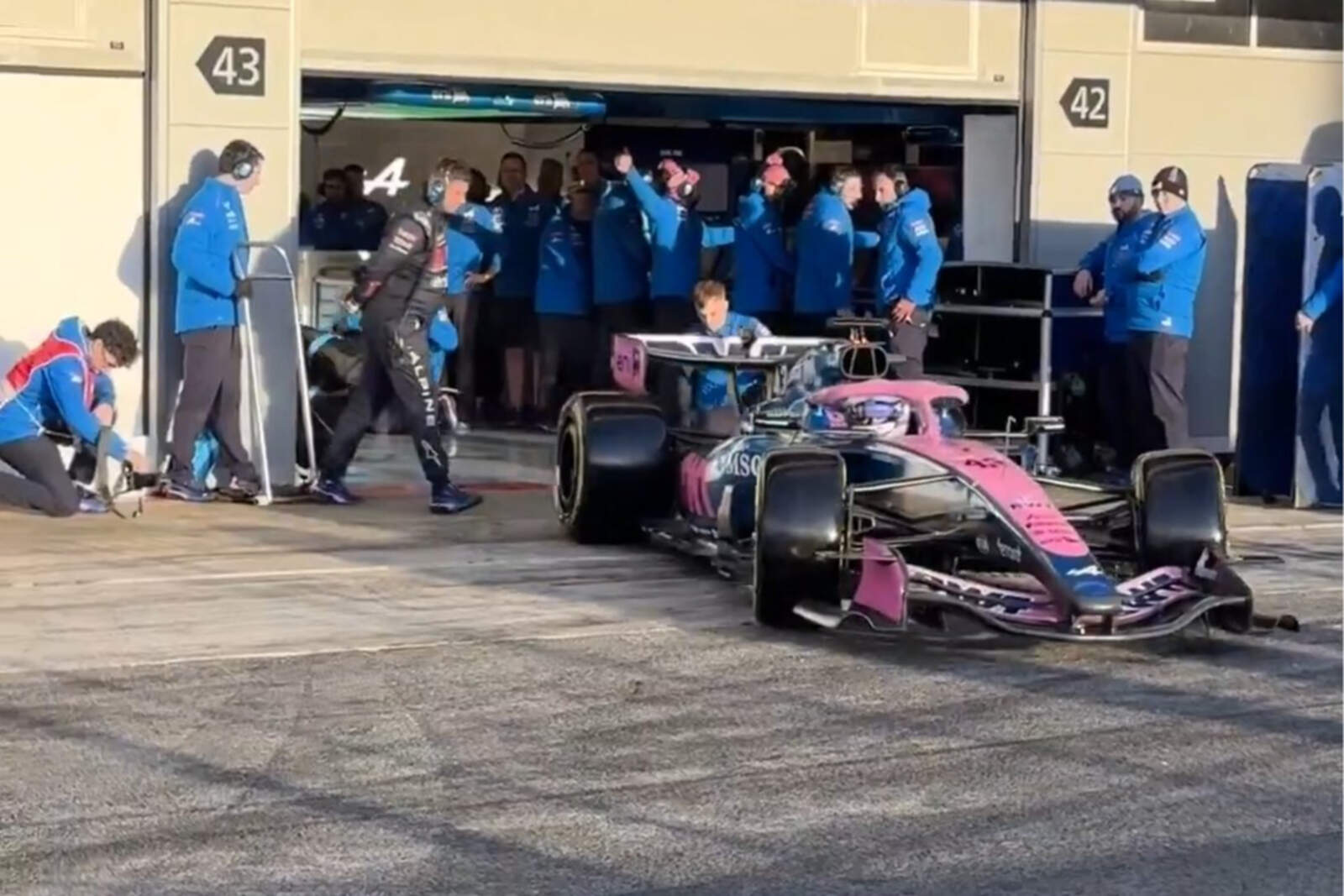 Colapinto pudo volver pese a los problemas técnicos