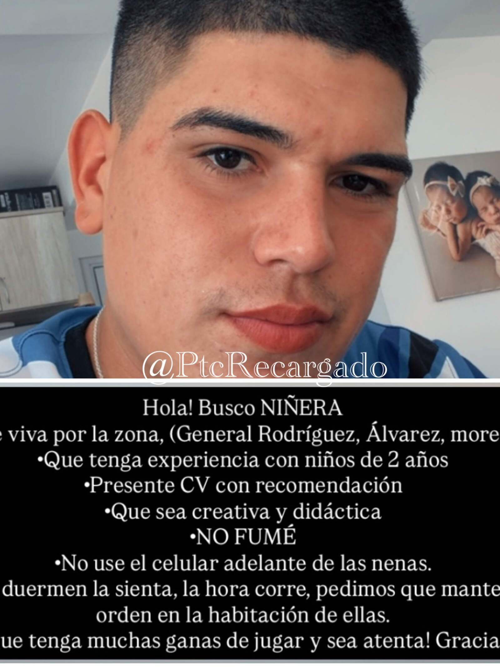 El posteo compartido por los padres de las menores en redes sociales