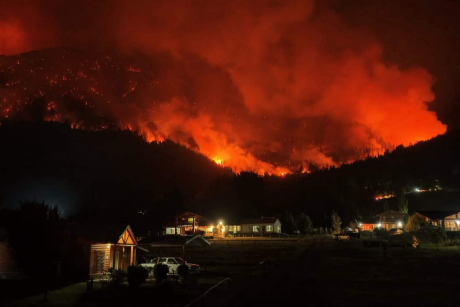 Los incendios forestales en Chubut fueron ocasionados intencionalmente.
