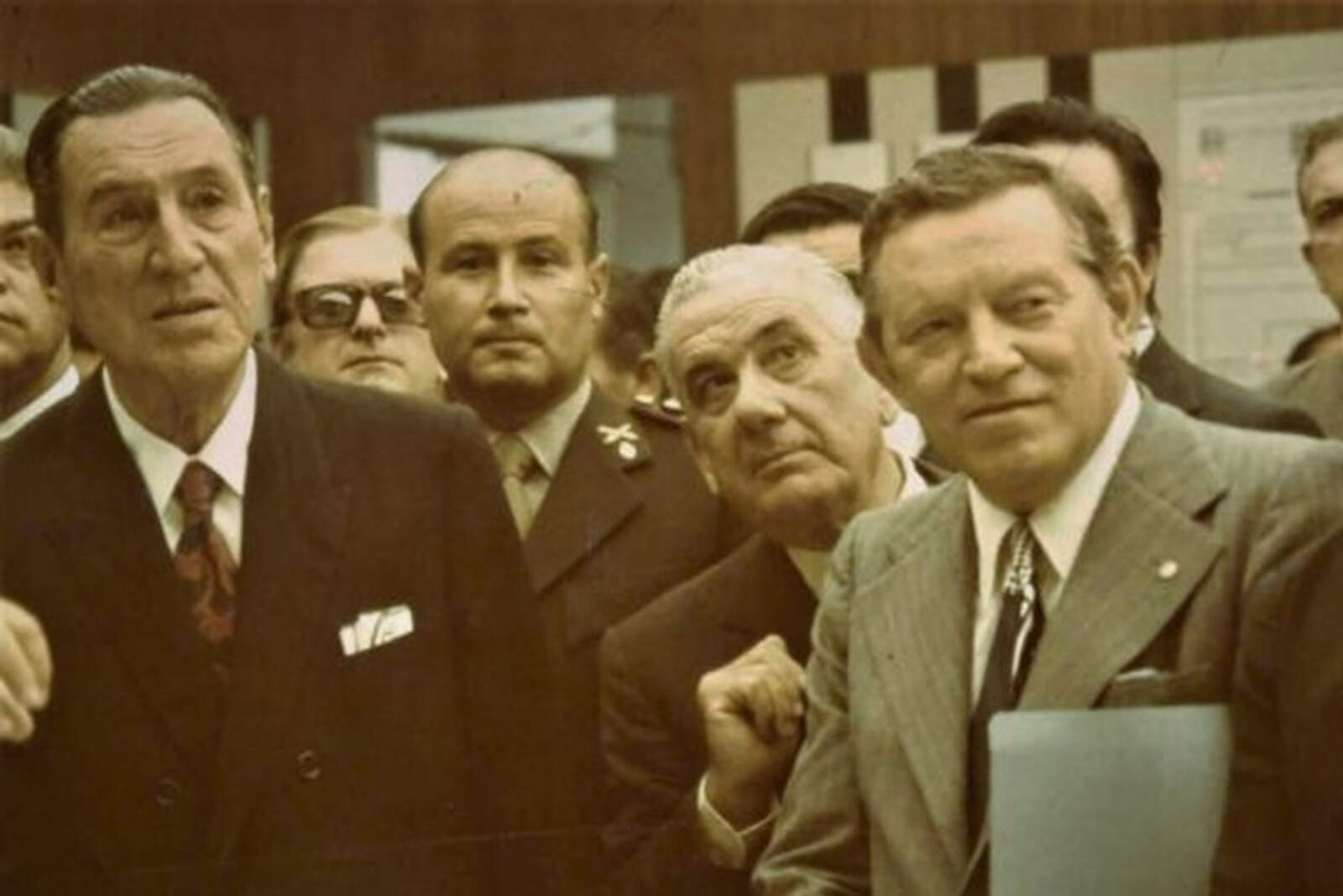 Juan Domingo Perón y José Ber Gelbard.