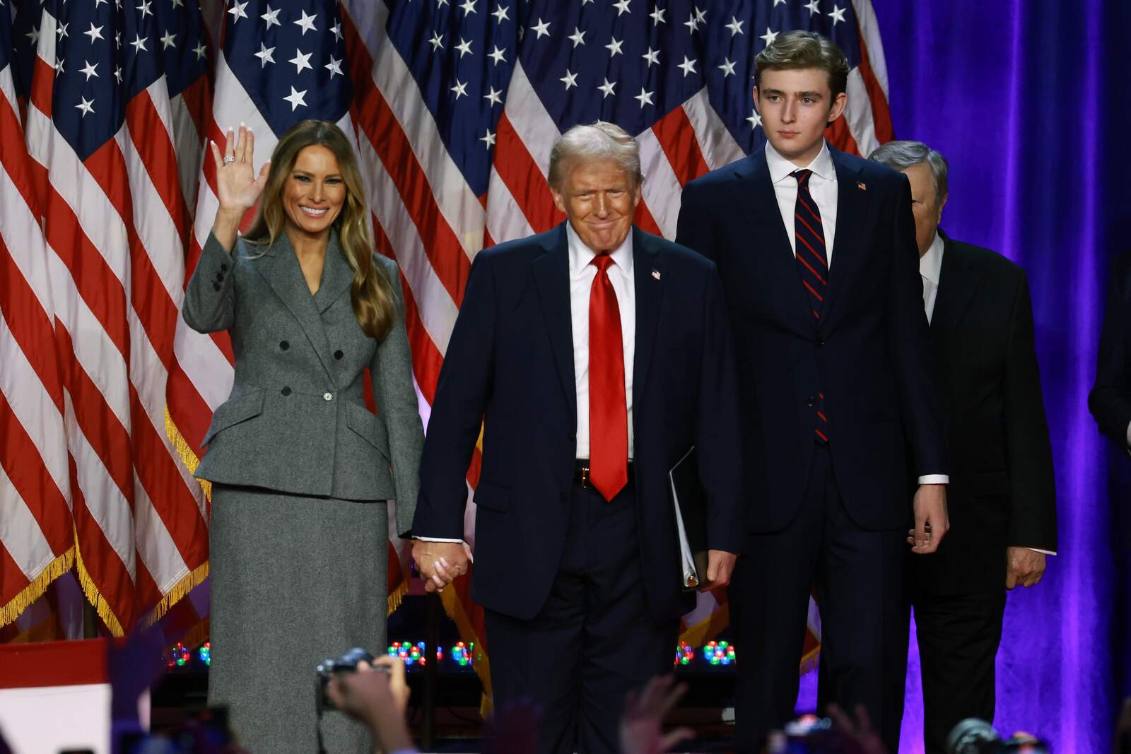 La familia Trump.