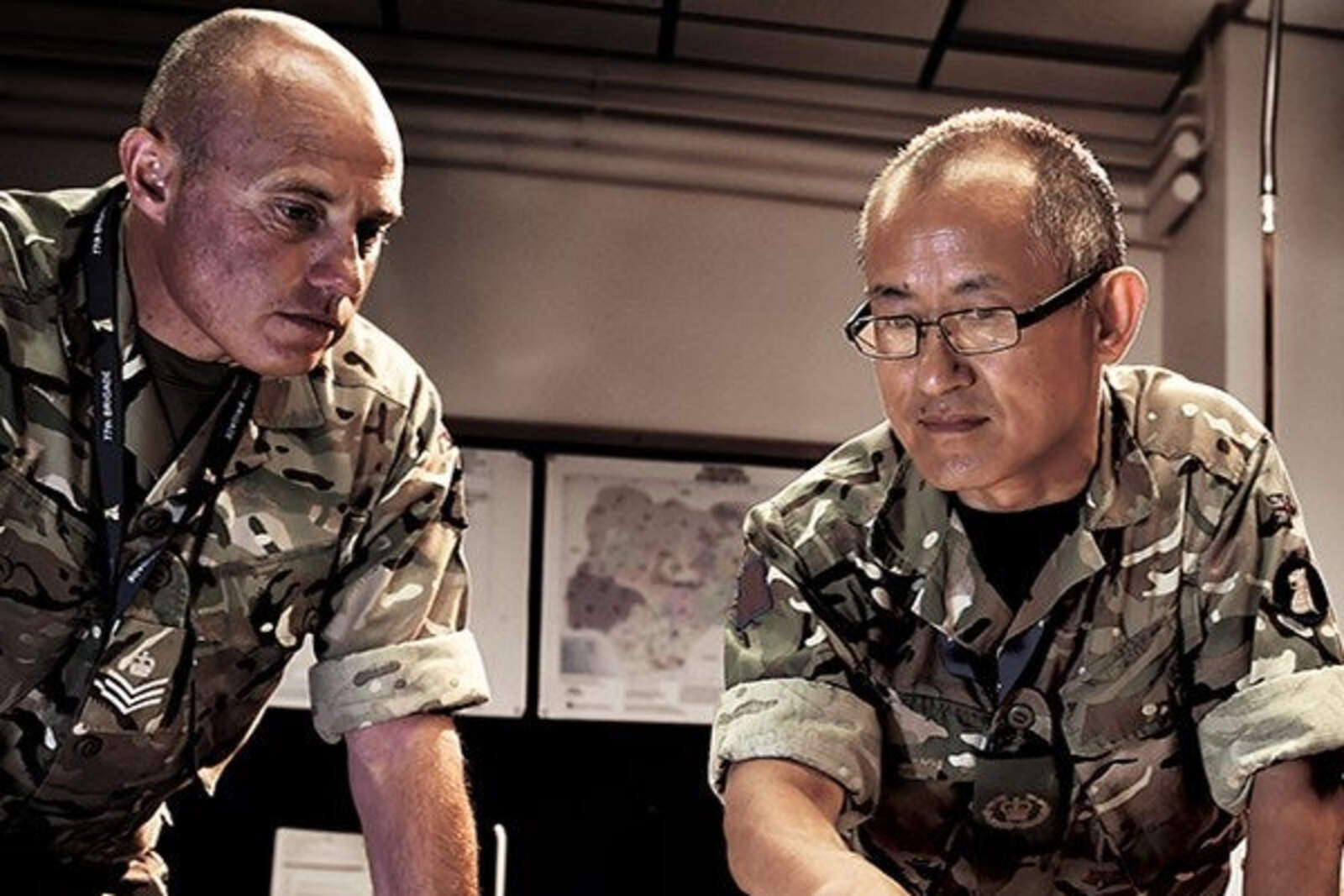 Miembros de la brigada 77.