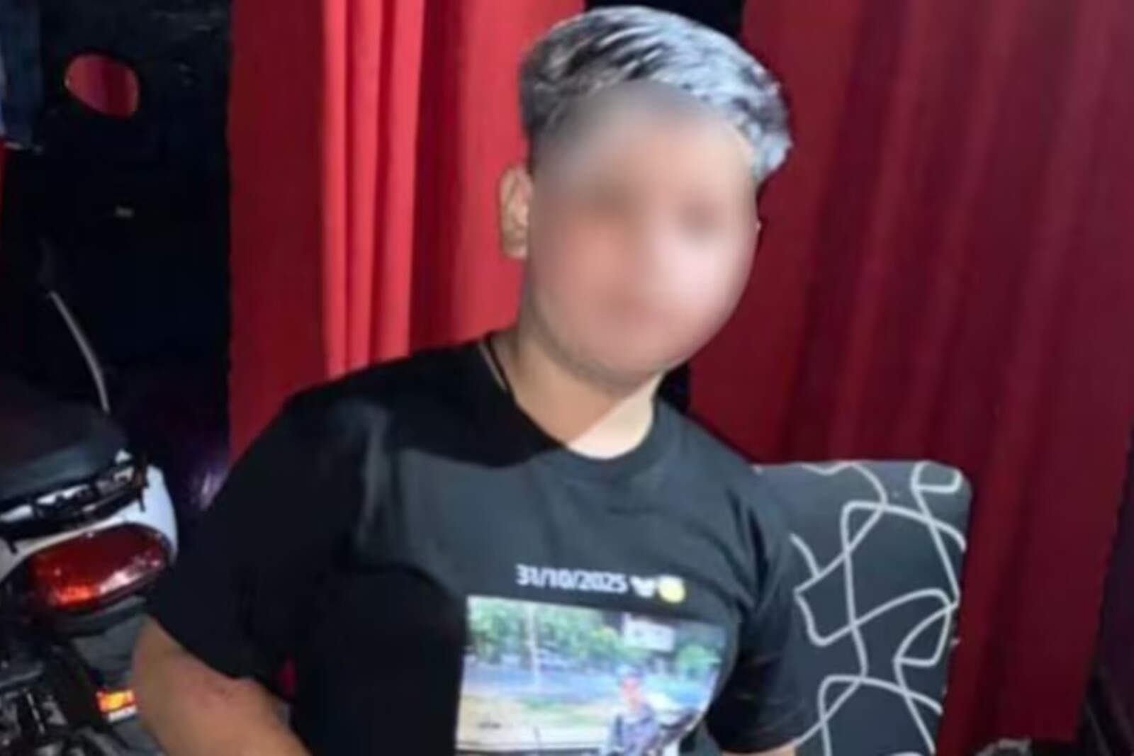 El delincuente de 12 años.