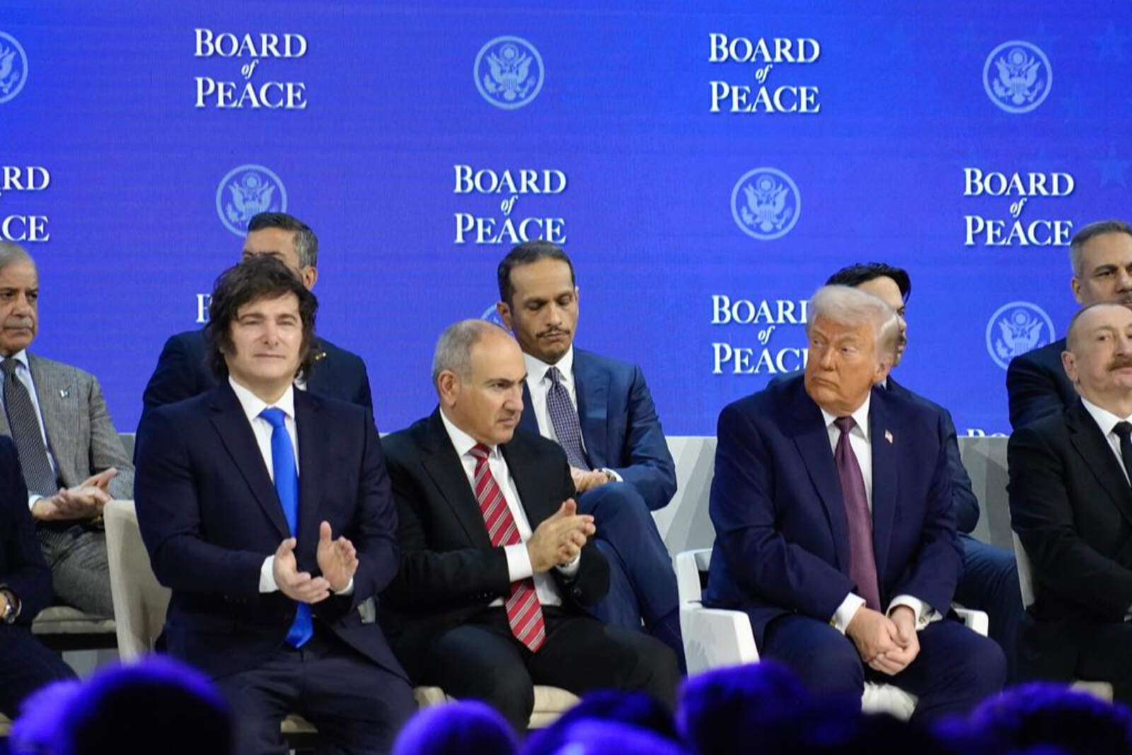 El Presidente Milei compartió escenario con otros jefes de Estado