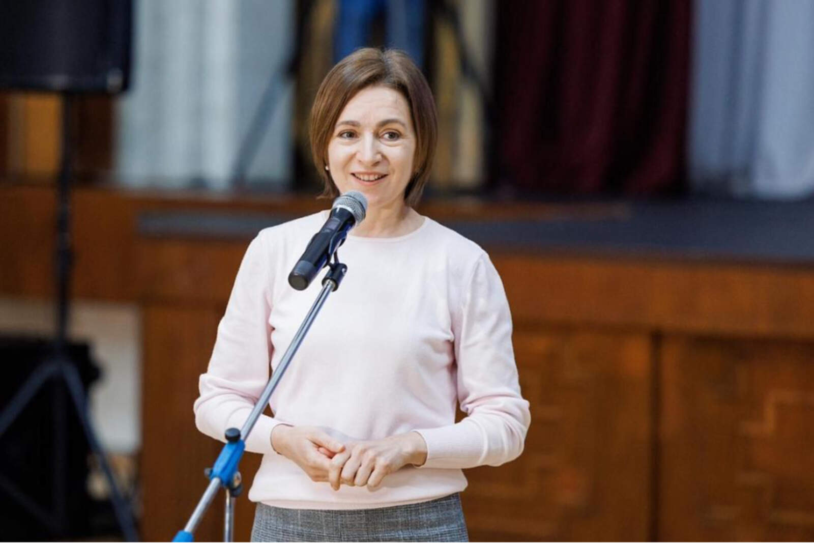 Maia Sandu fue reelecta el año pasado como presidente del país